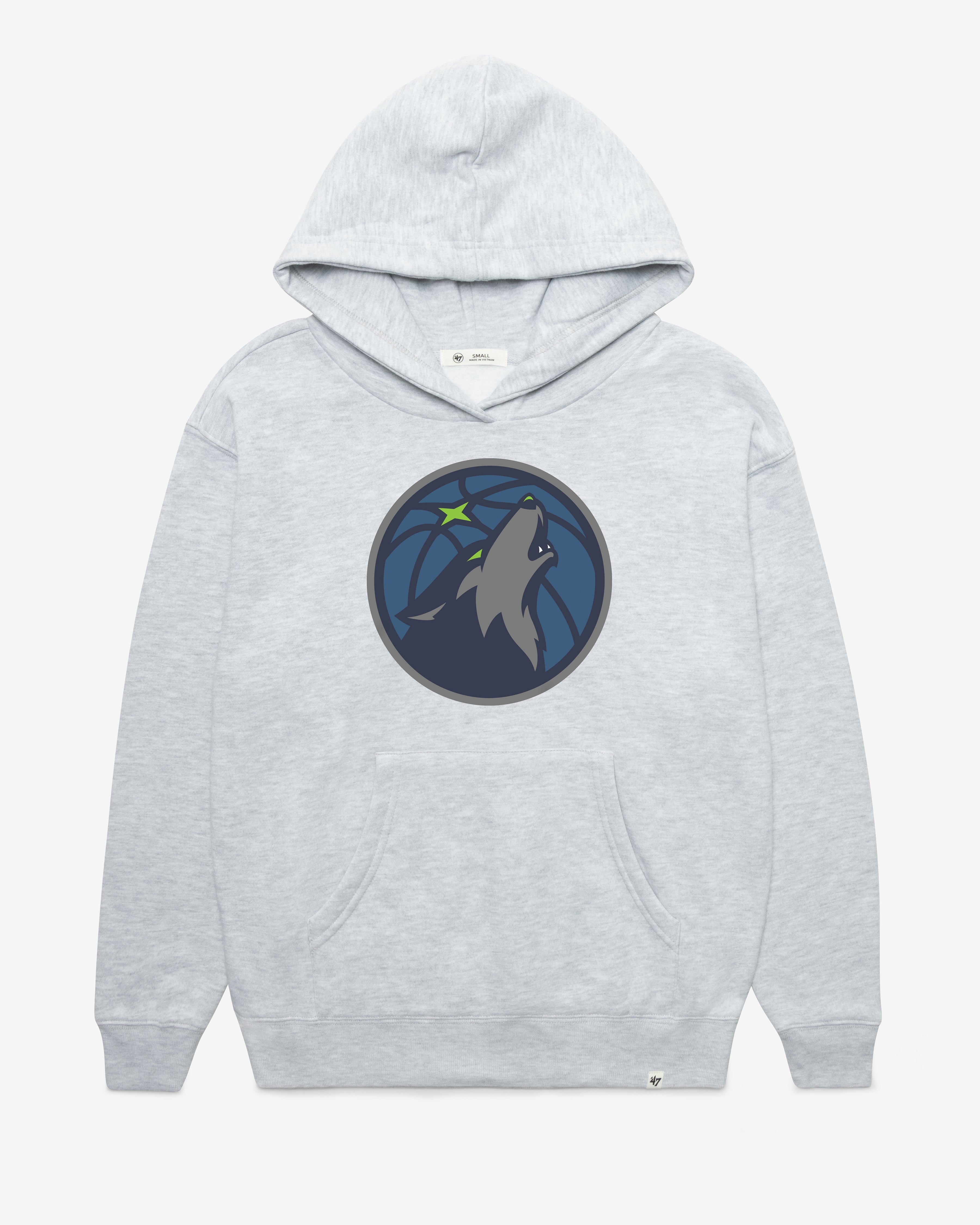 MINNESOTA TIMBERWOLVES IMPRINT '47 NAOMI HOOD WOMENS RELAY GREY