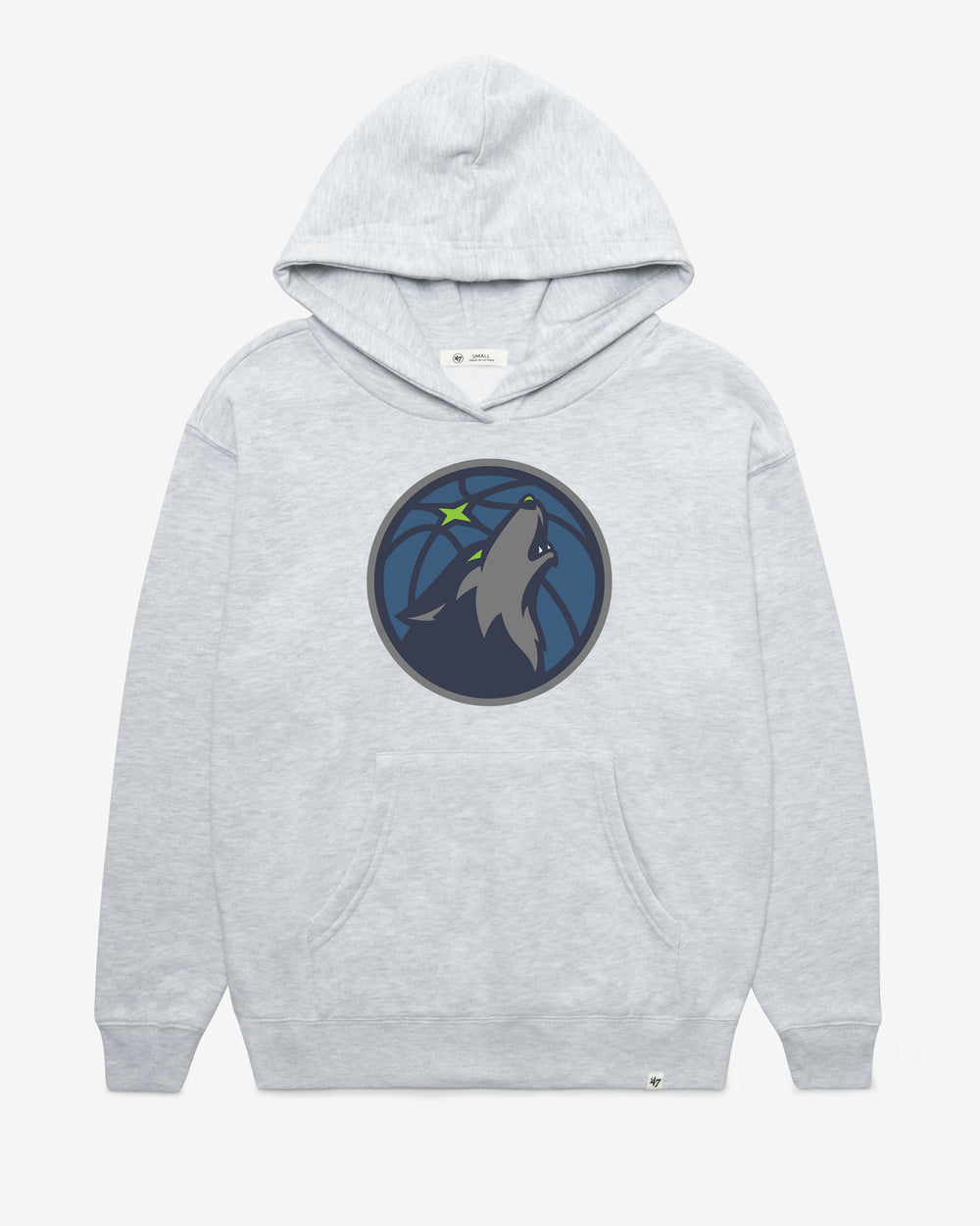 MINNESOTA TIMBERWOLVES IMPRINT '47 NAOMI HOOD WOMENS RELAY GREY