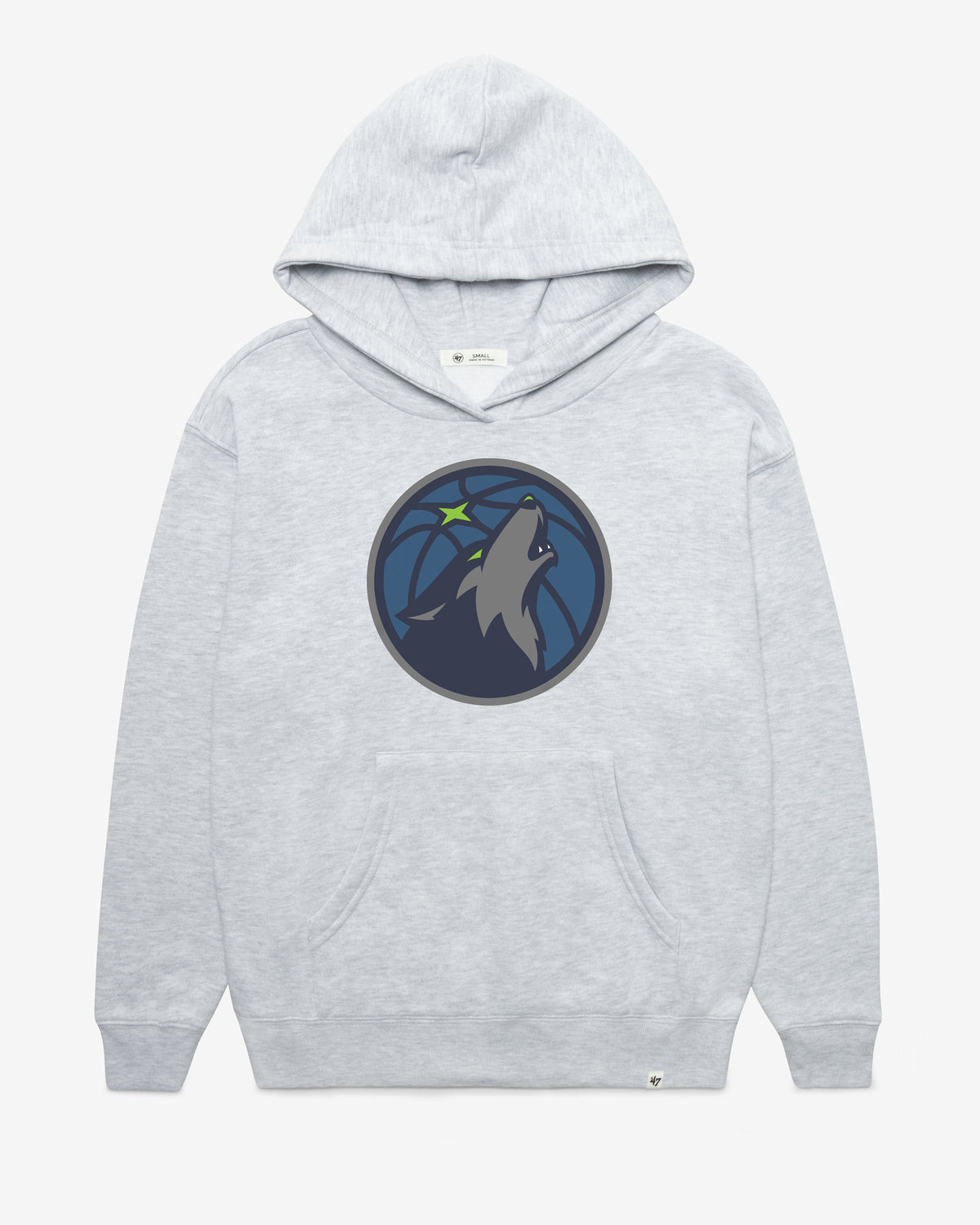 MINNESOTA TIMBERWOLVES IMPRINT '47 NAOMI HOOD WOMENS RELAY GREY