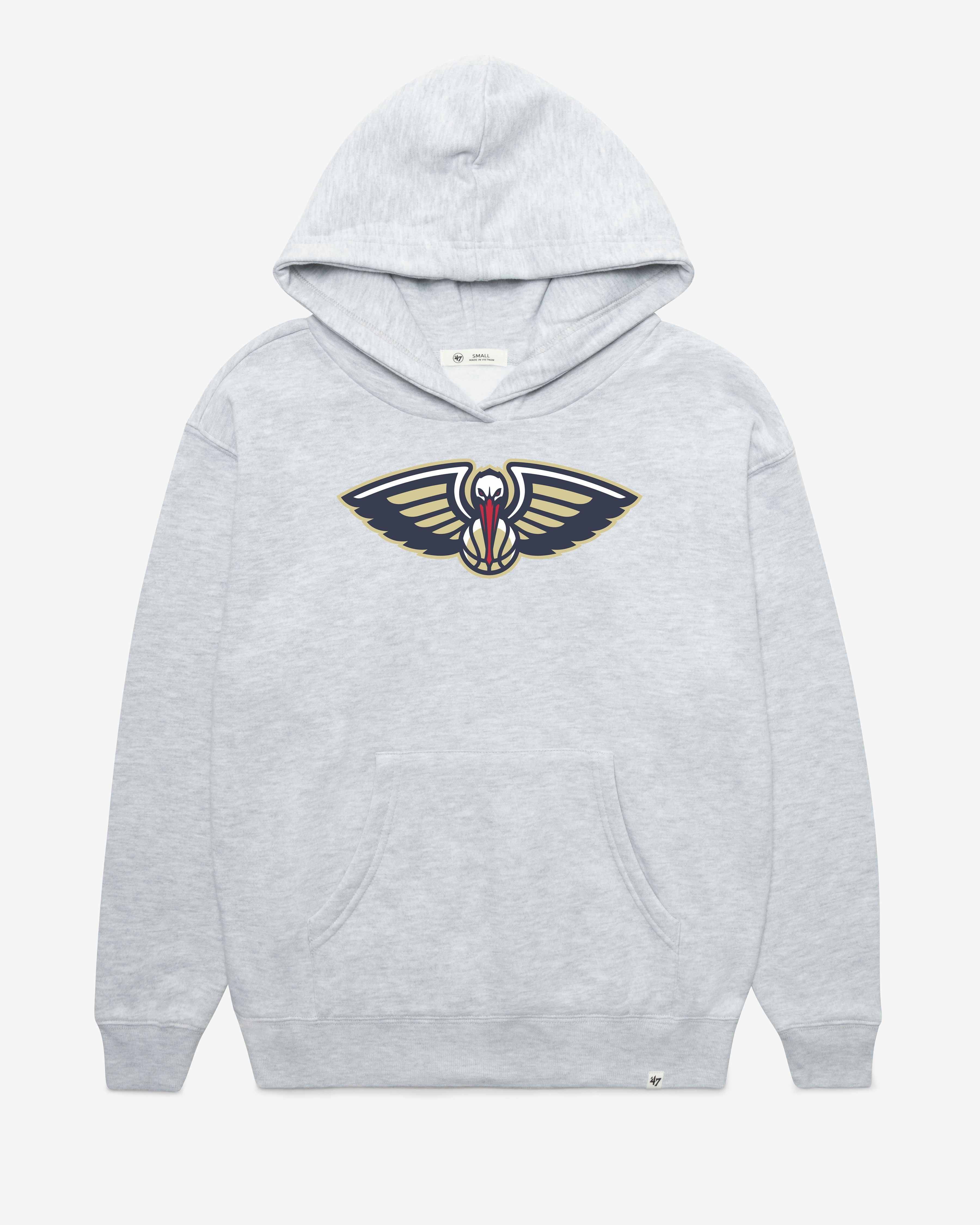 NEW ORLEANS PELICANS IMPRINT '47 NAOMI HOOD WOMENS RELAY GREY