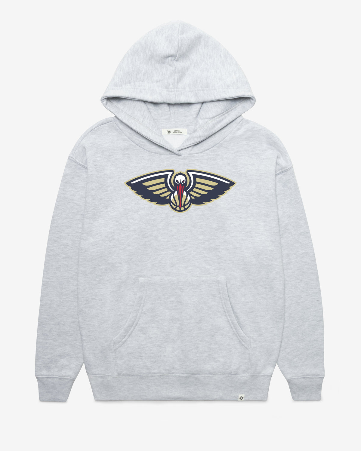NEW ORLEANS PELICANS IMPRINT '47 NAOMI HOOD WOMENS RELAY GREY