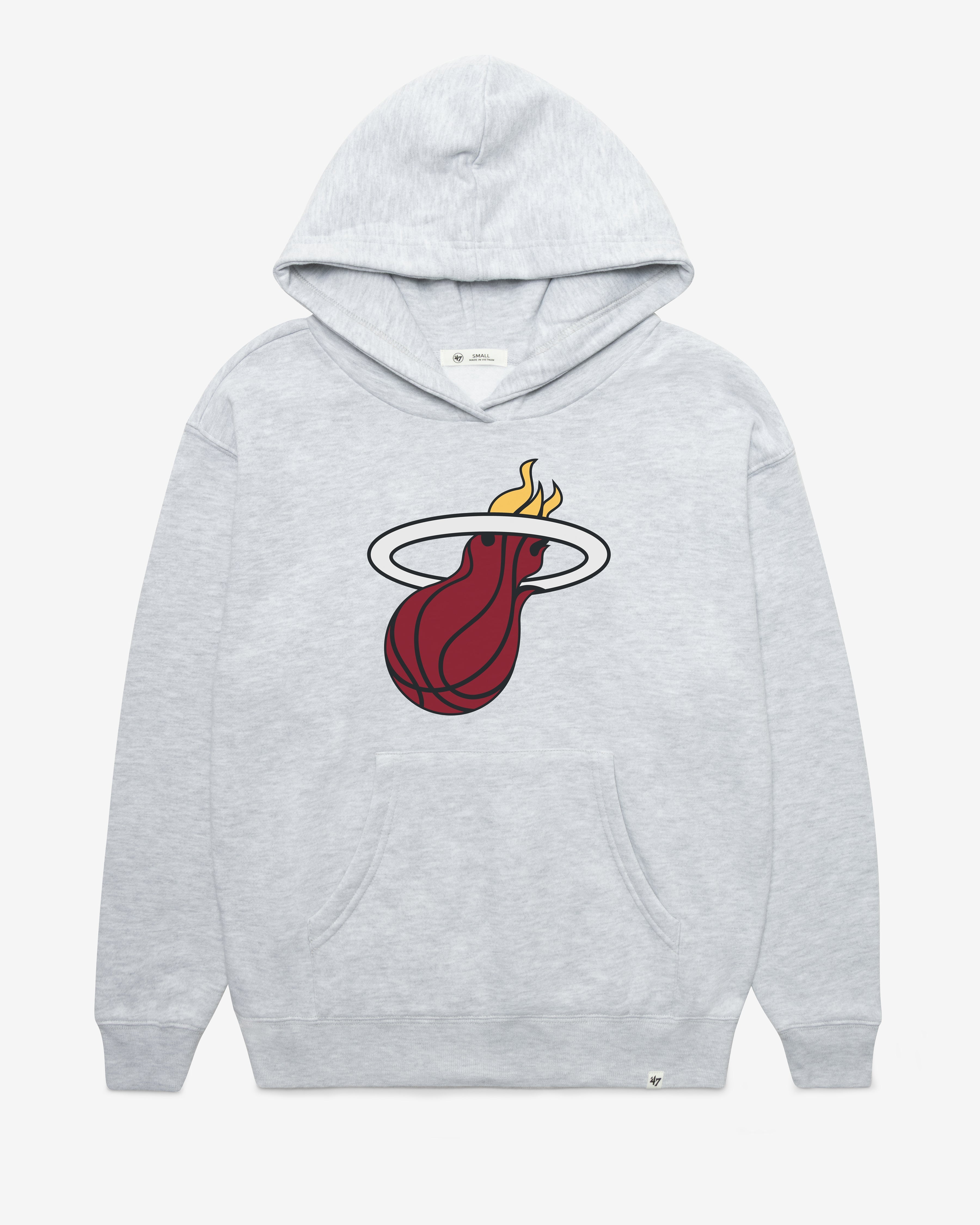 MIAMI HEAT IMPRINT '47 NAOMI HOOD WOMENS RELAY GREY