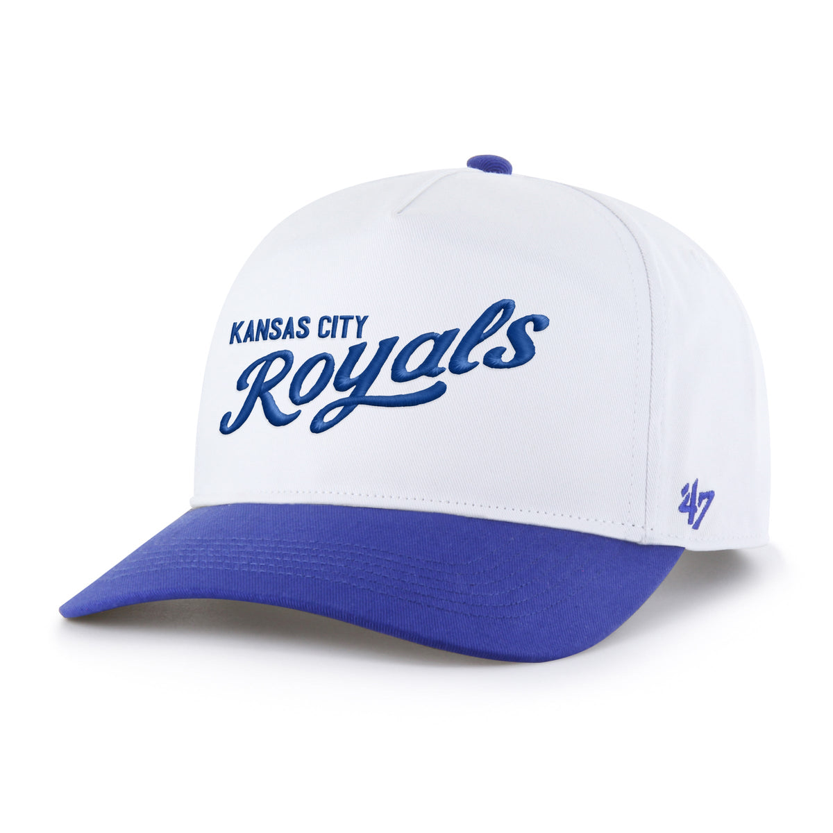 KANSAS CITY ROYALS TWO TONE '47 HITCH WHITE