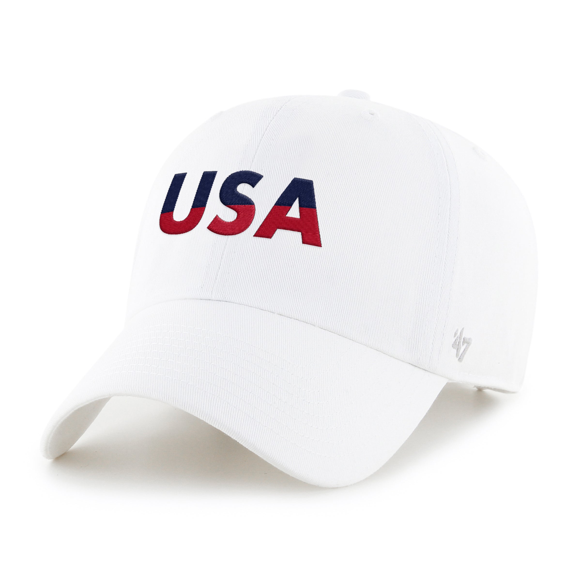 UNITED STATES U.S.A. BASE RUNNER SCRIPT '47 CLEAN WHITE