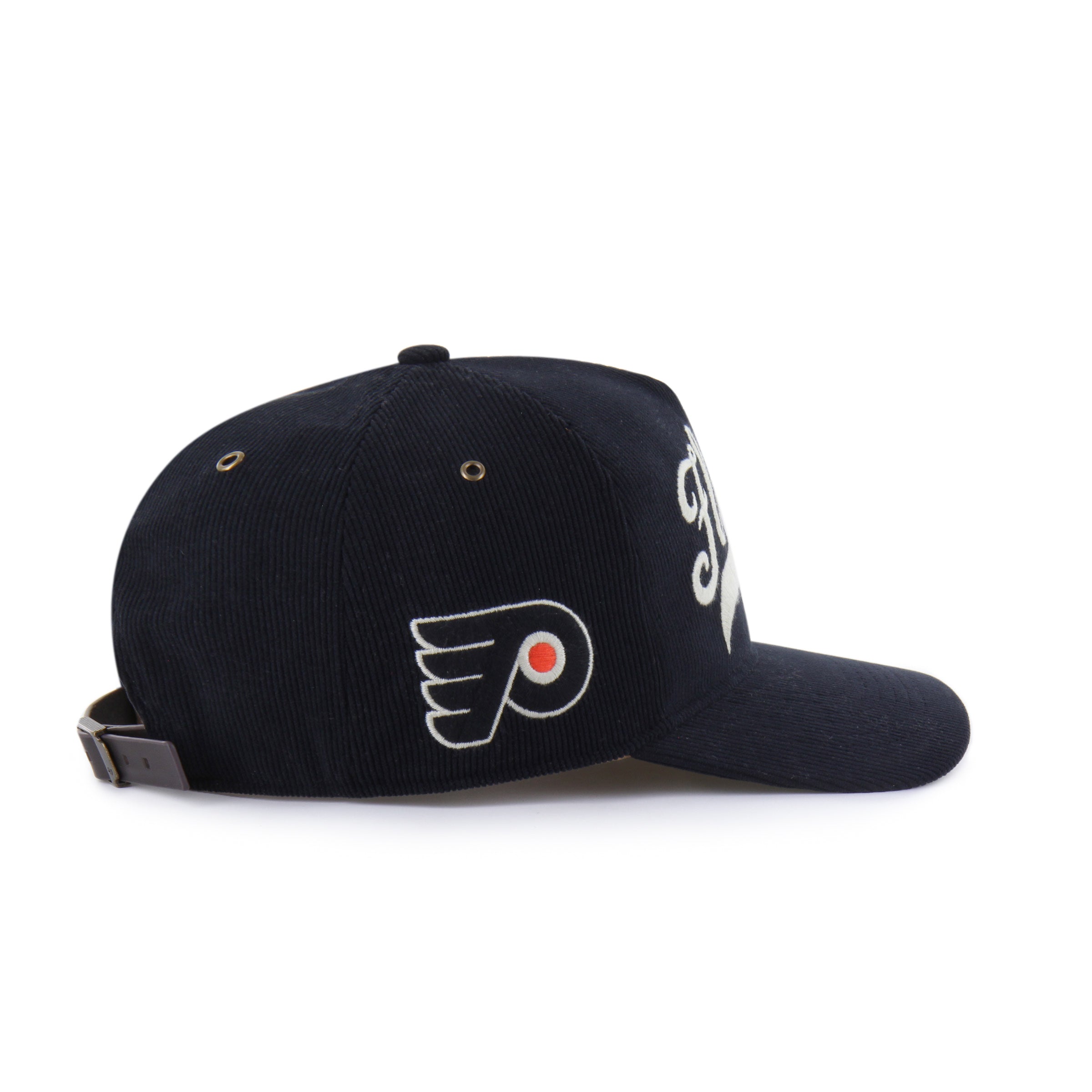 PHILADELPHIA FLYERS GRANDSTAND CORD '47 HITCH RF RELAXED FIT BLACK