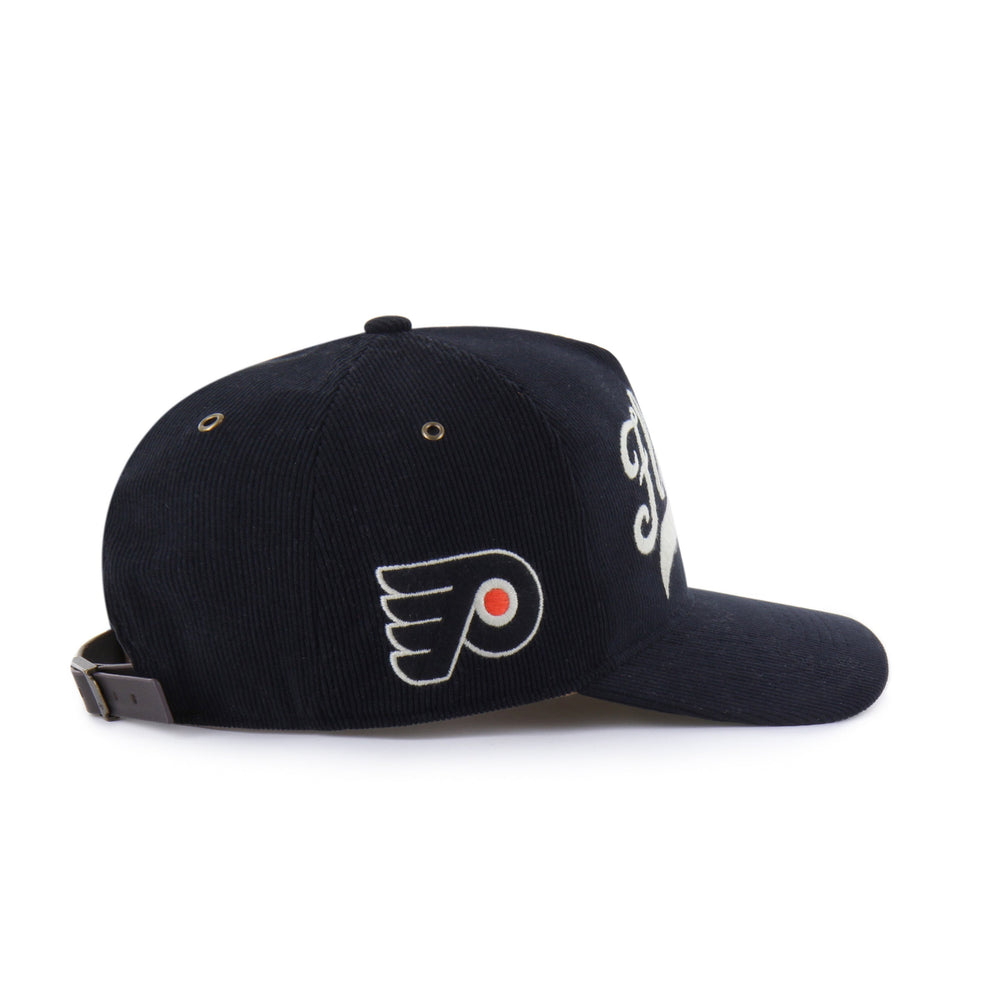 PHILADELPHIA FLYERS GRANDSTAND CORD '47 HITCH RF RELAXED FIT BLACK