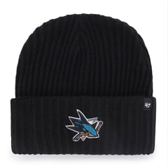 SAN JOSE SHARKS HARBOR '47 CUFF KNIT BLACK