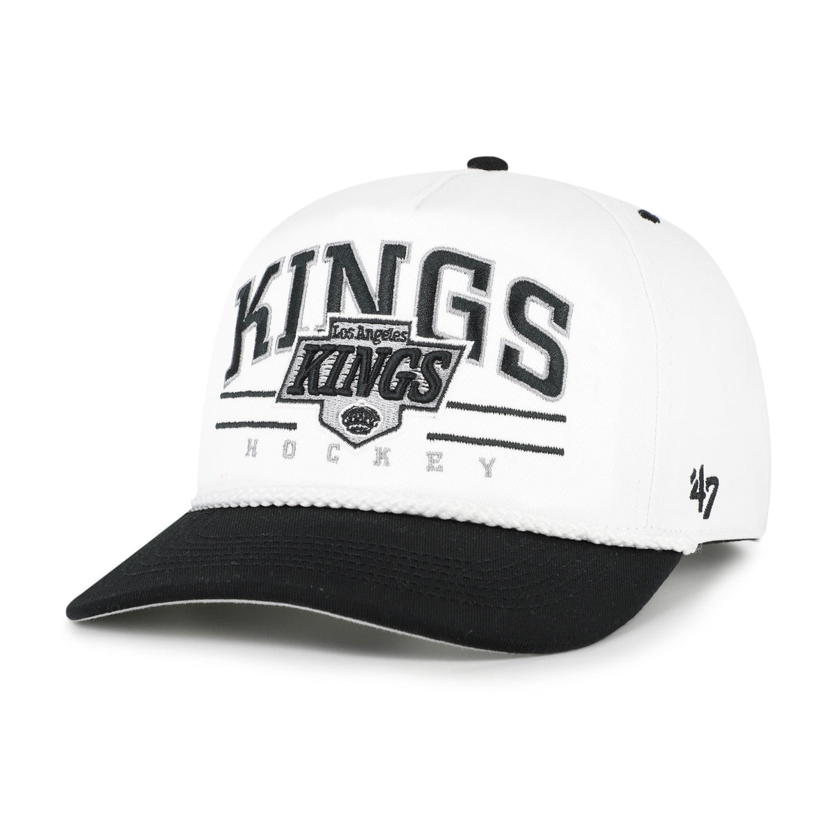 LOS ANGELES KINGS ROSCOE ROPE TWO TONE '47 HITCH WHITE