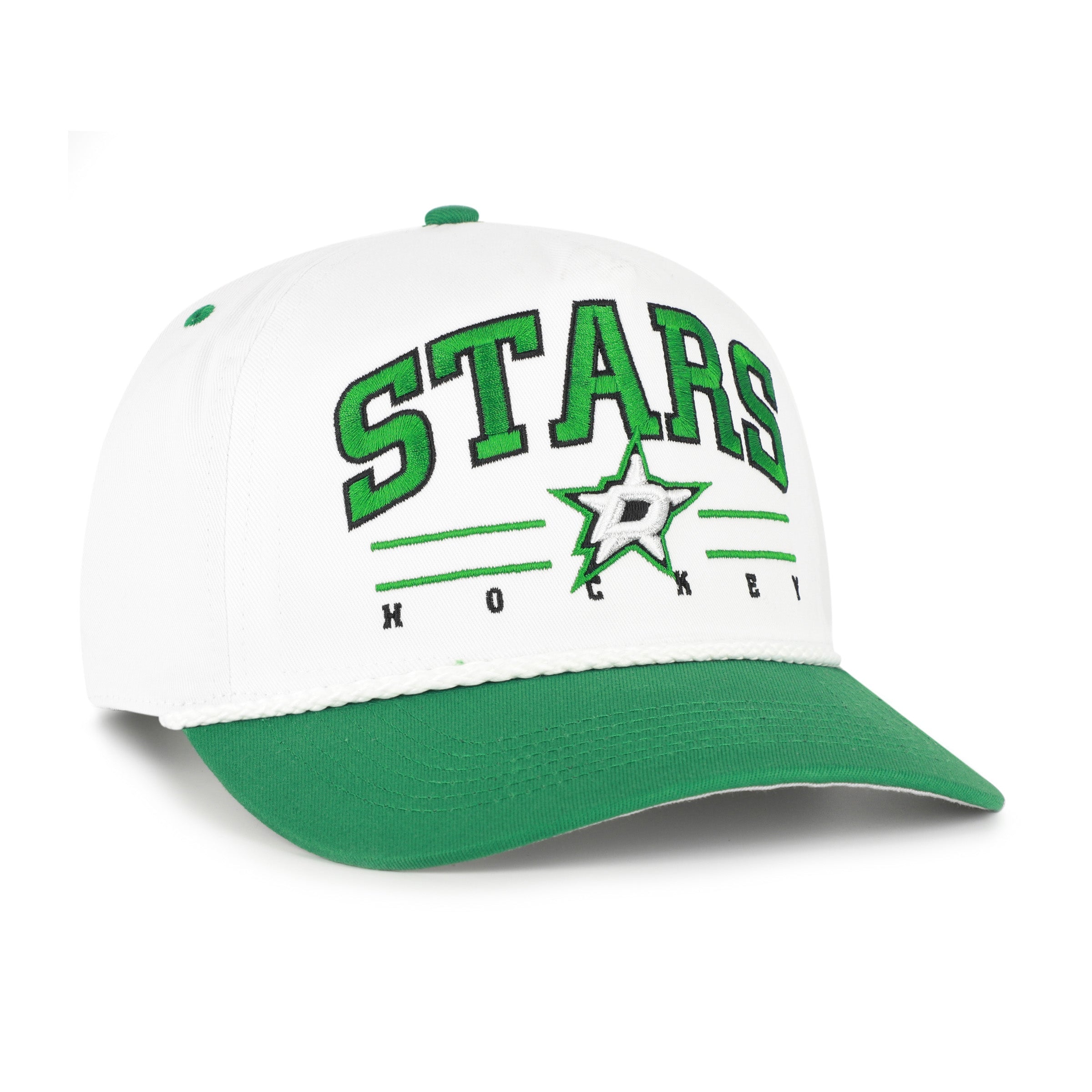 DALLAS STARS ROSCOE ROPE TWO TONE '47 HITCH WHITE