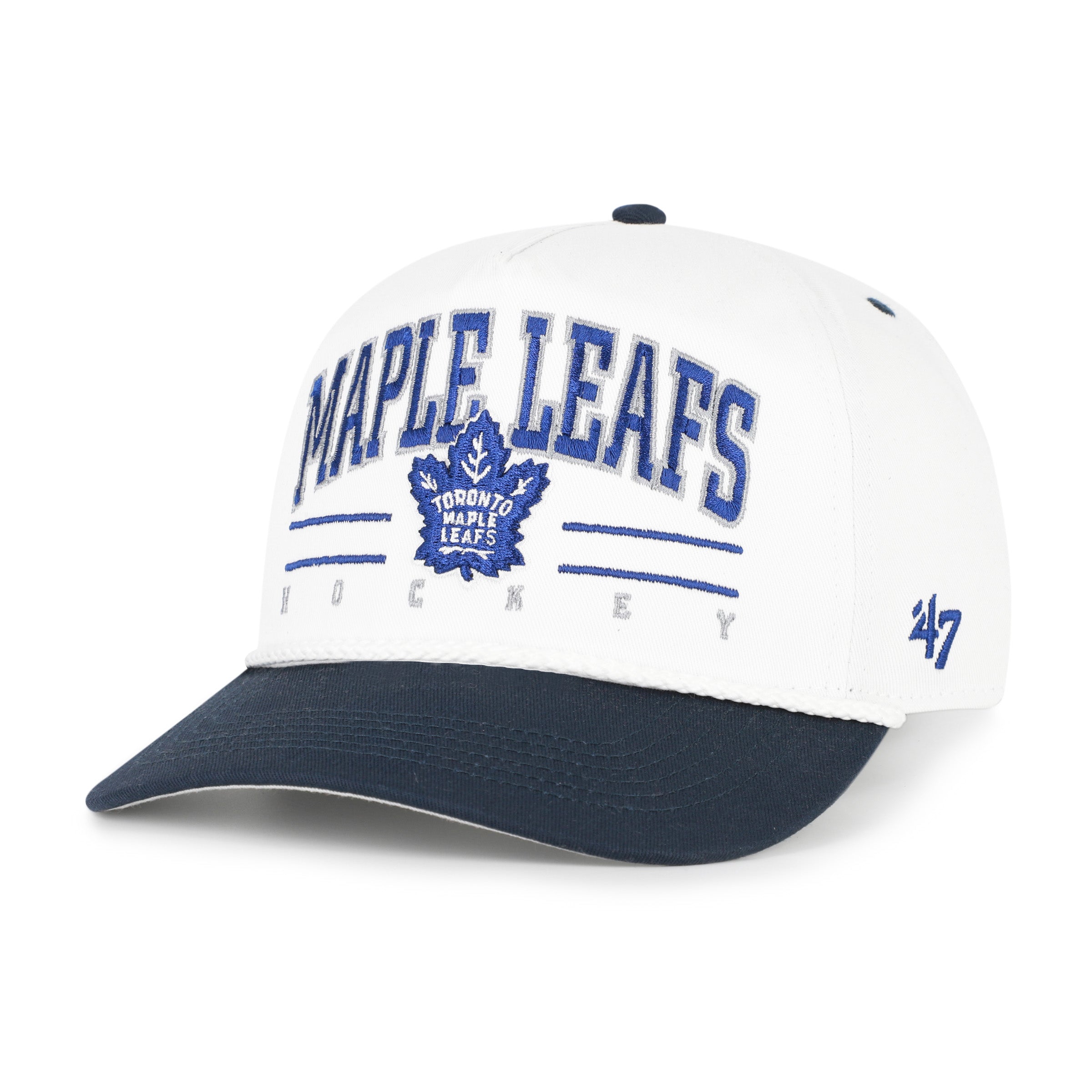 TORONTO MAPLE LEAFS ROSCOE ROPE TWO TONE '47 HITCH WHITE