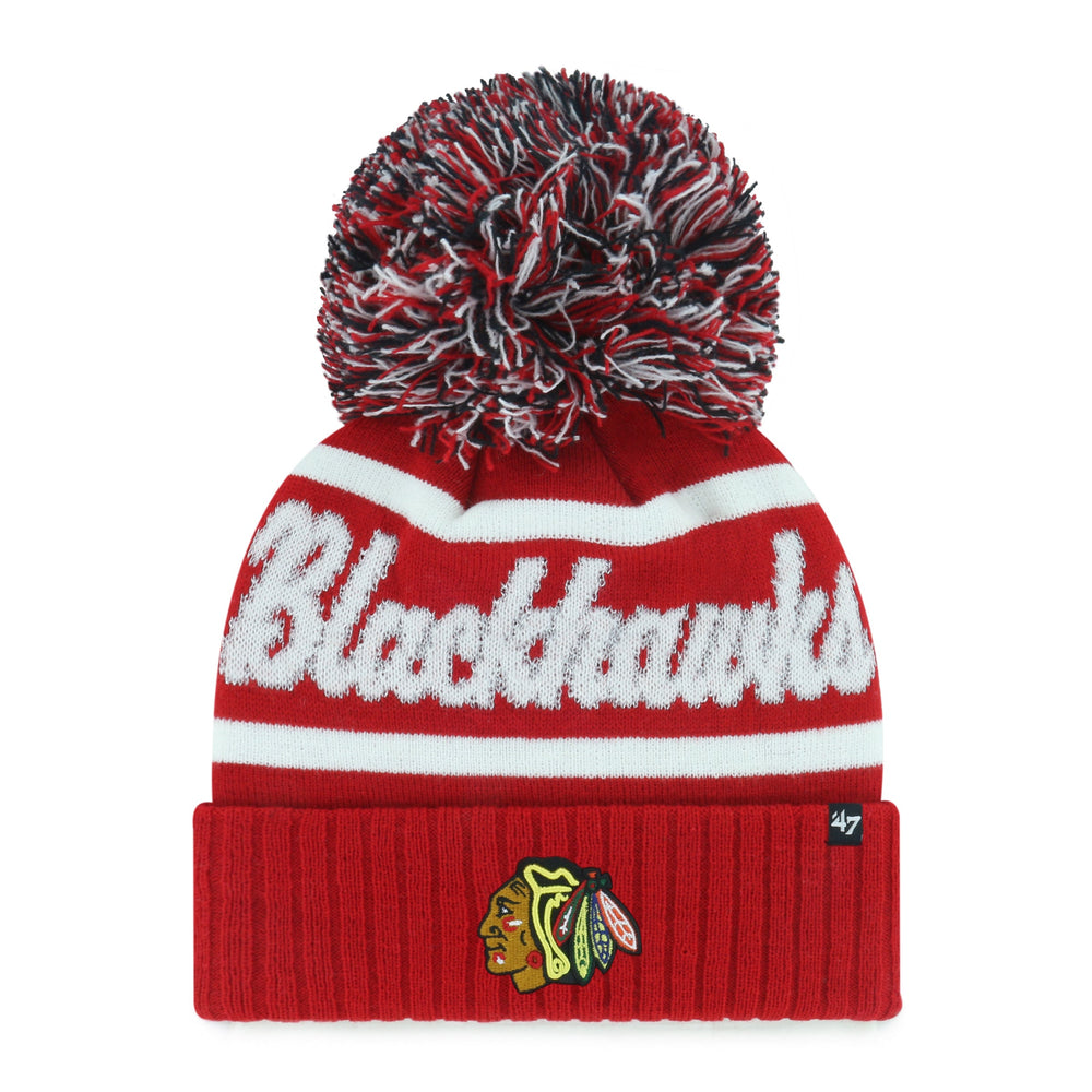 CHICAGO BLACKHAWKS SPIRITED '47 CUFF KNIT RED