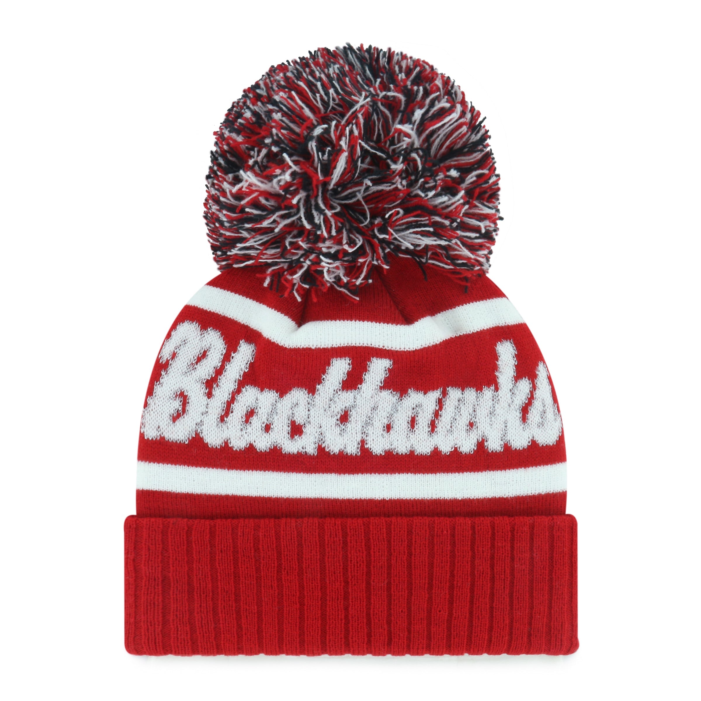 CHICAGO BLACKHAWKS SPIRITED '47 CUFF KNIT RED