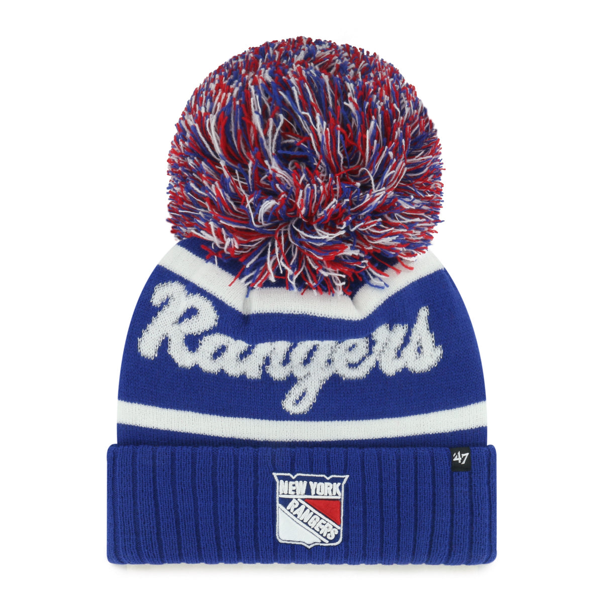 NEW YORK RANGERS SPIRITED '47 CUFF KNIT ROYAL