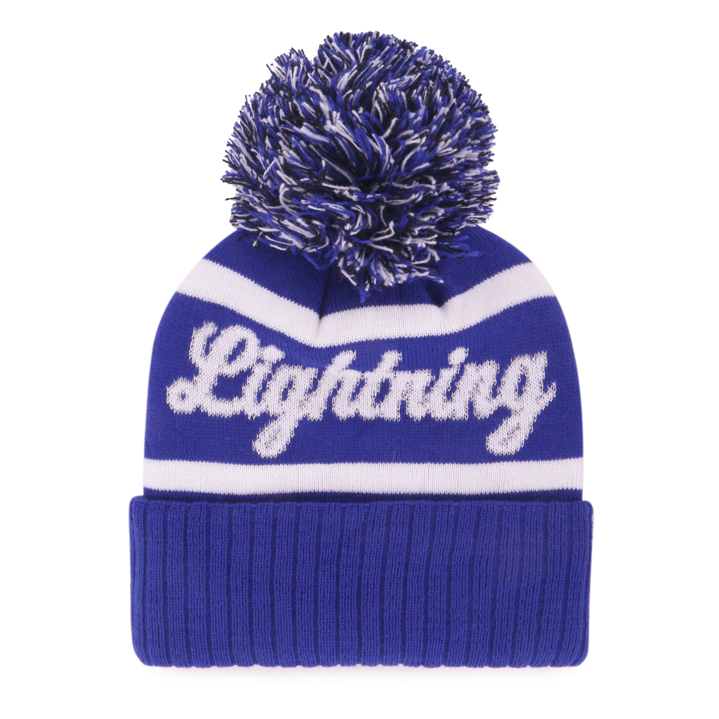 TAMPA BAY LIGHTNING SPIRITED '47 CUFF KNIT ROYAL