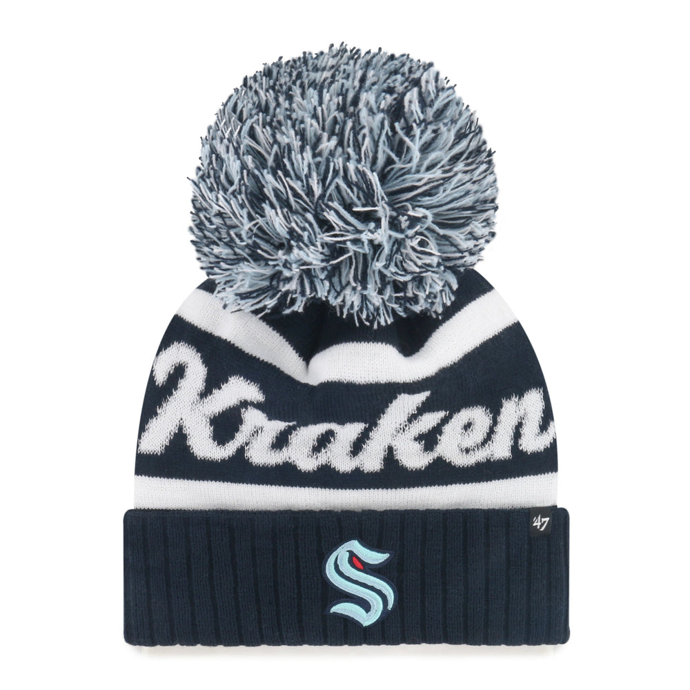SEATTLE KRAKEN SPIRITED '47 CUFF KNIT NAVY