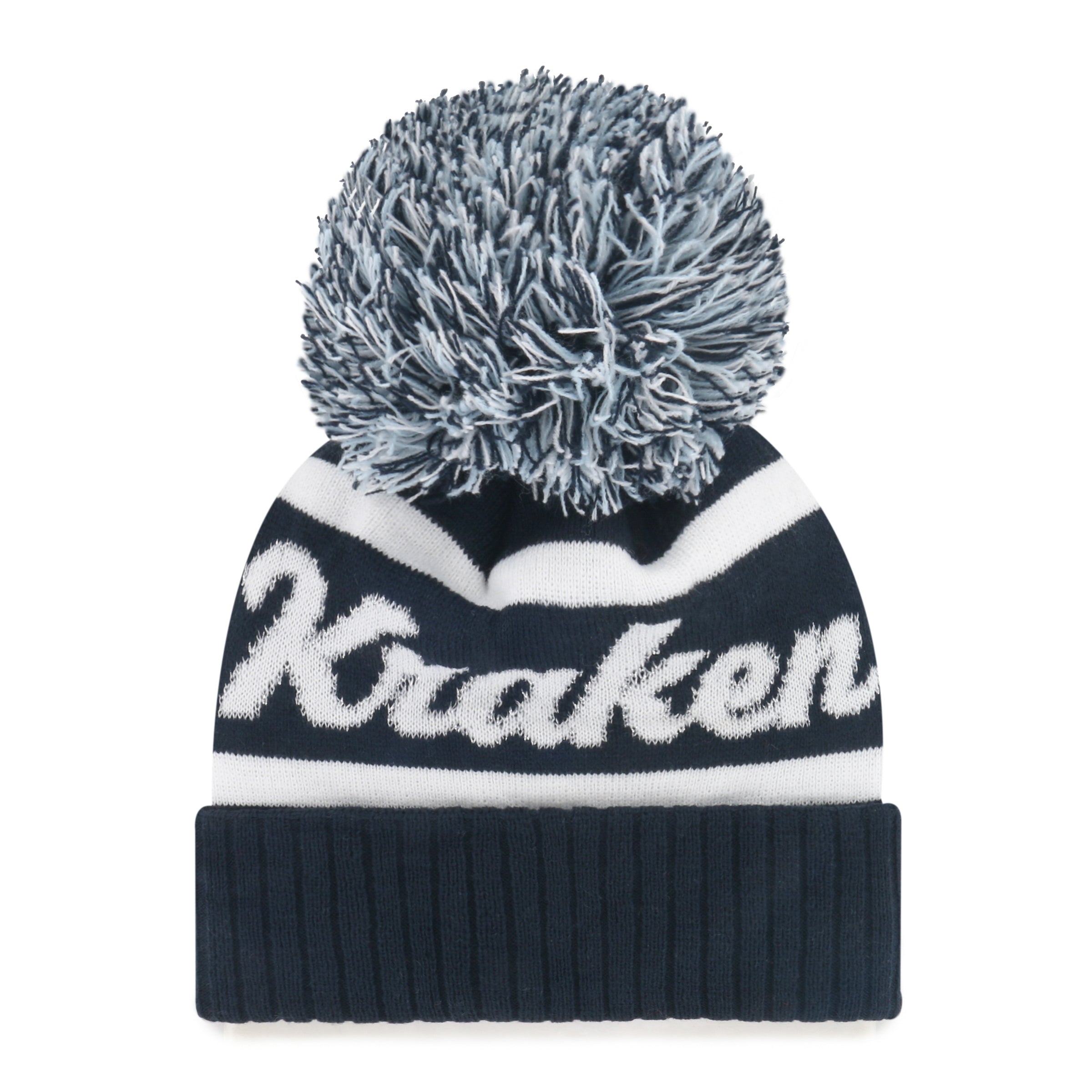 SEATTLE KRAKEN SPIRITED '47 CUFF KNIT NAVY