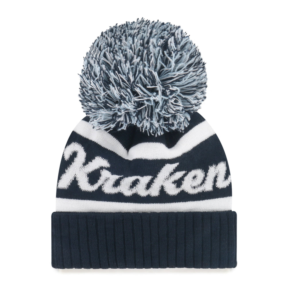SEATTLE KRAKEN SPIRITED '47 CUFF KNIT NAVY