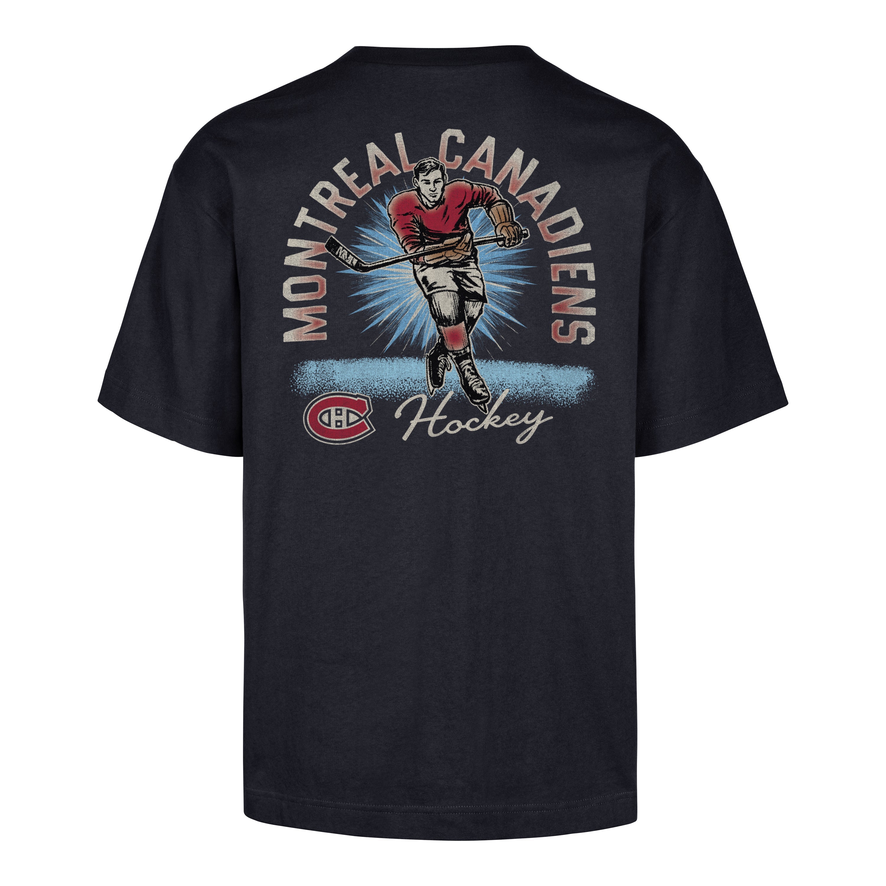 MONTREAL CANADIENS GAME ON '47 FOUNDATION TEE NAVY