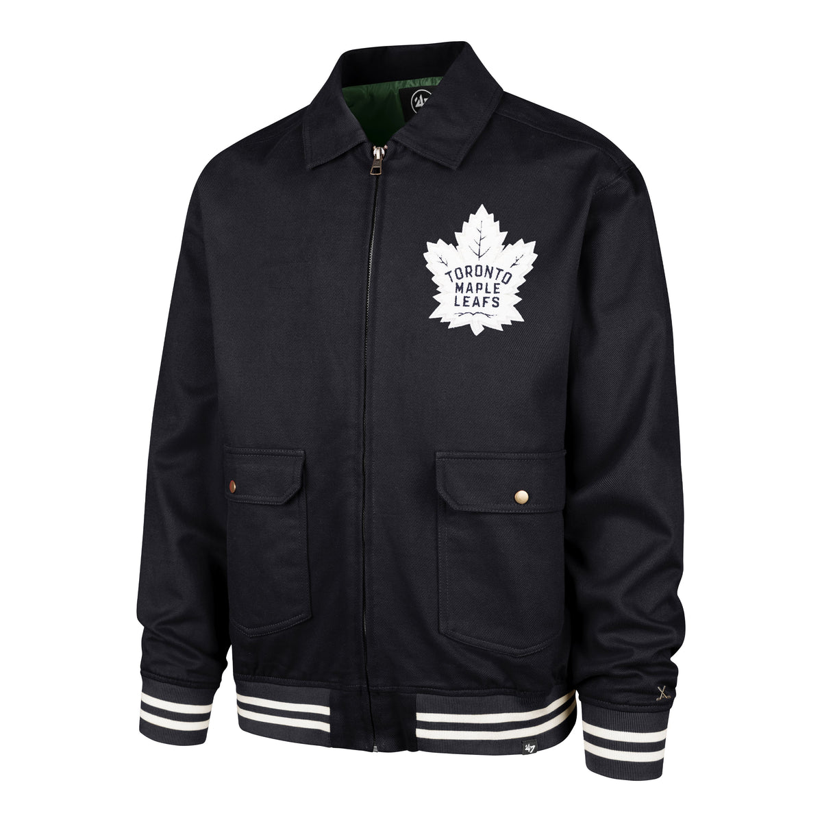 TORONTO MAPLE LEAFS HADDEY '47 HOMESTEAD JACKET NAVY