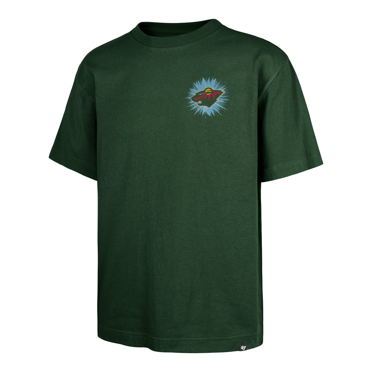 MINNESOTA WILD GAME ON '47 FOUNDATION TEE DARK GREEN