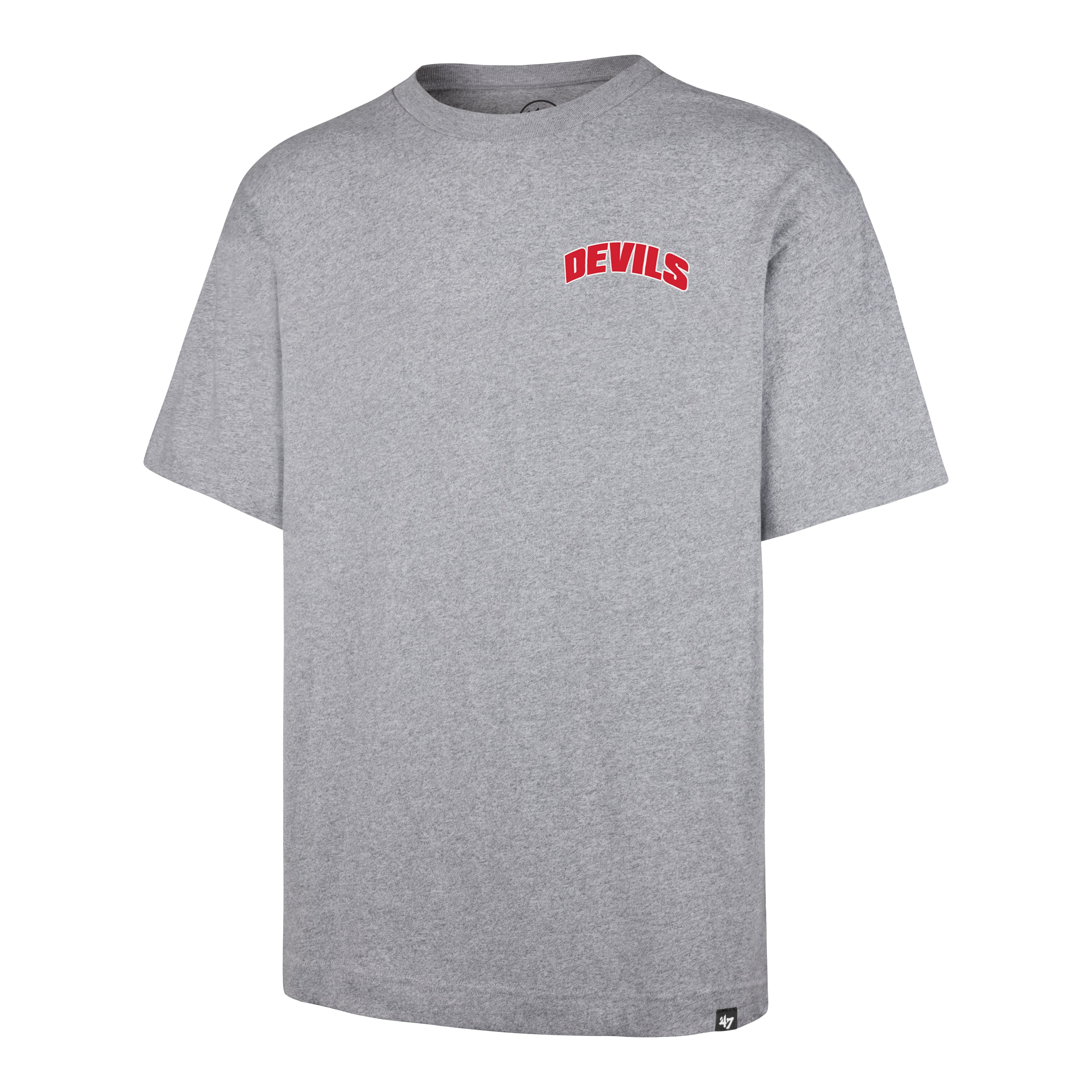 NEW JERSEY DEVILS VINTAGE HISTORY LOCK '47 FOUNDATION TEE QUARTZ GREY