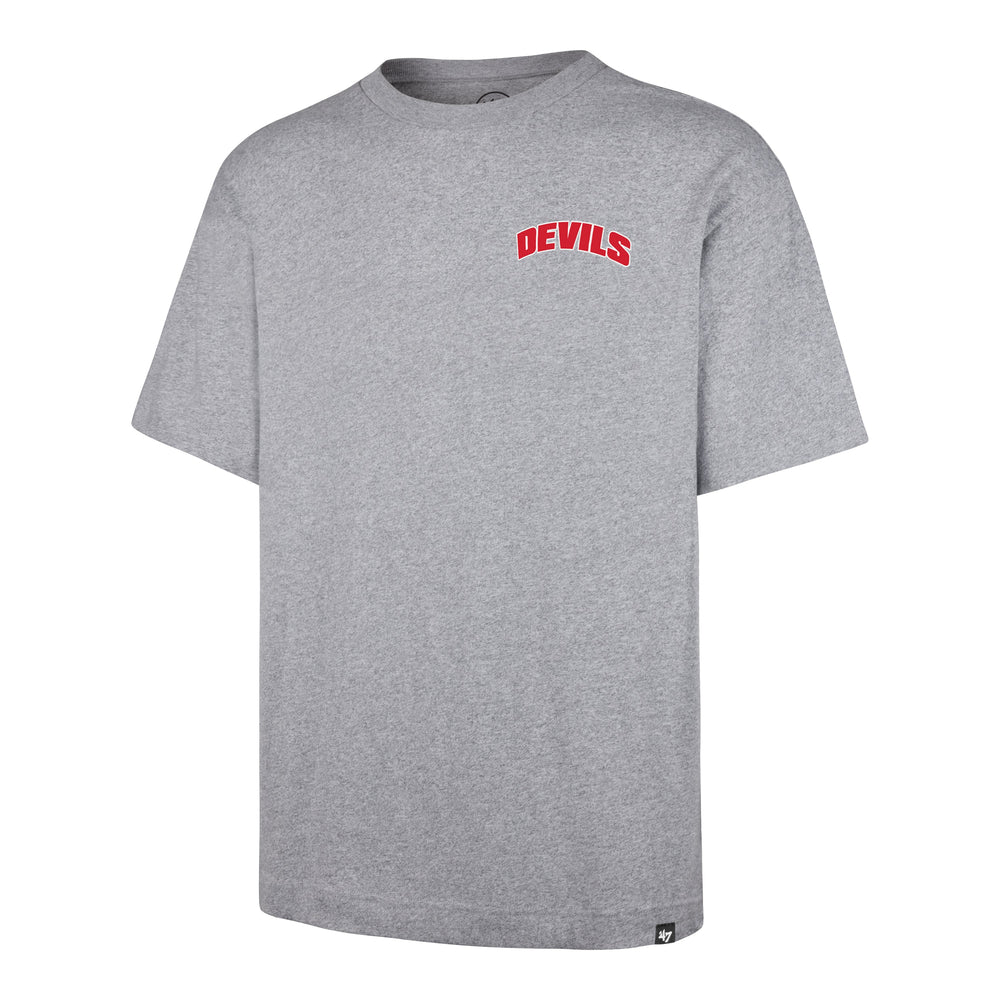 NEW JERSEY DEVILS VINTAGE HISTORY LOCK '47 FOUNDATION TEE QUARTZ GREY