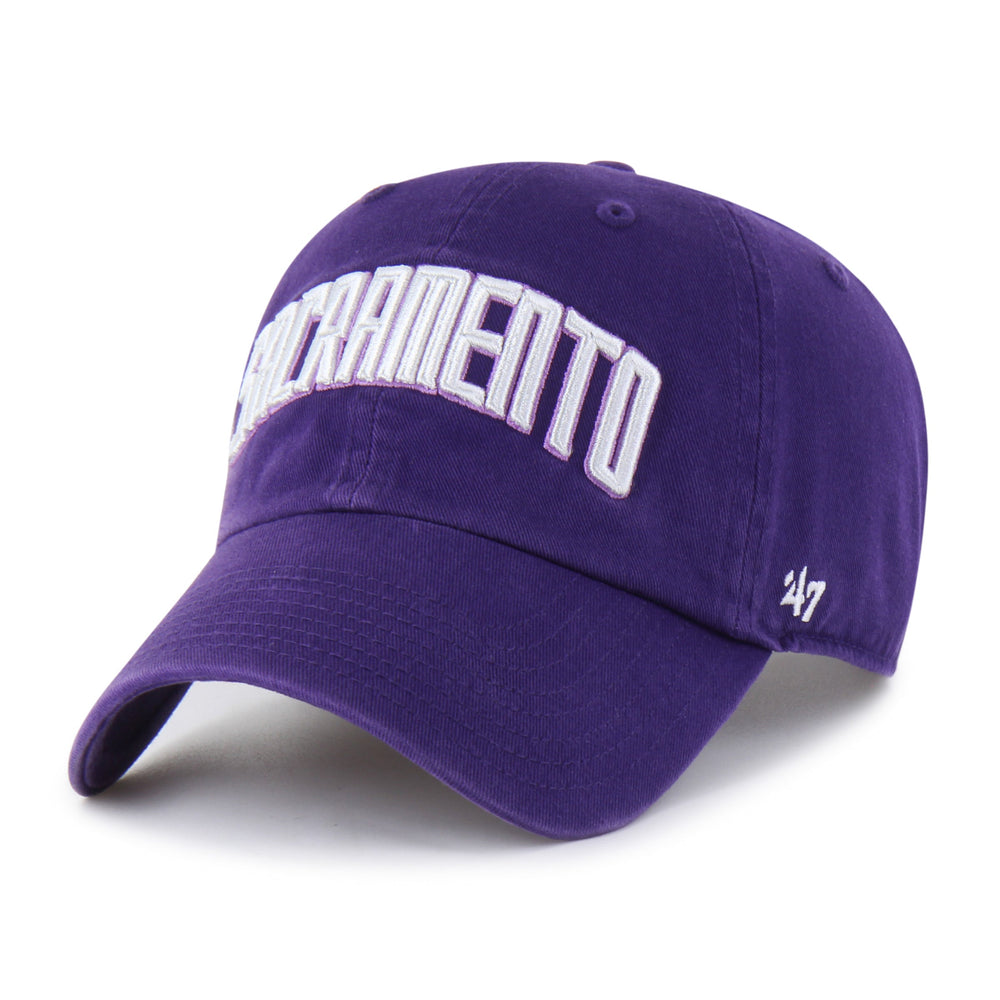 SACRAMENTO KINGS CITY EDITION SURE SHOT '47 CLEAN UP PURPLE