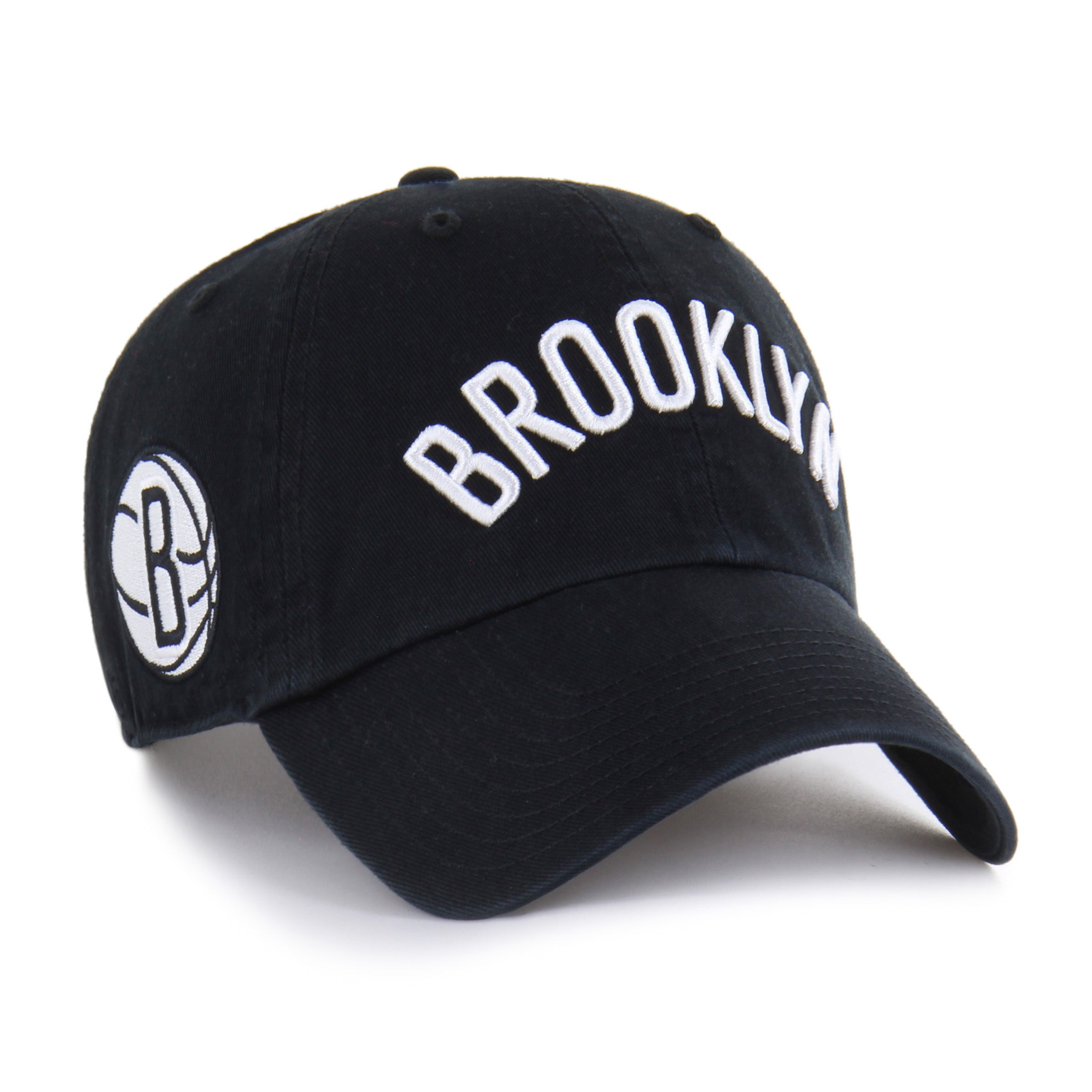 BROOKLYN NETS CITY EDITION SURE SHOT '47 CLEAN UP BLACK