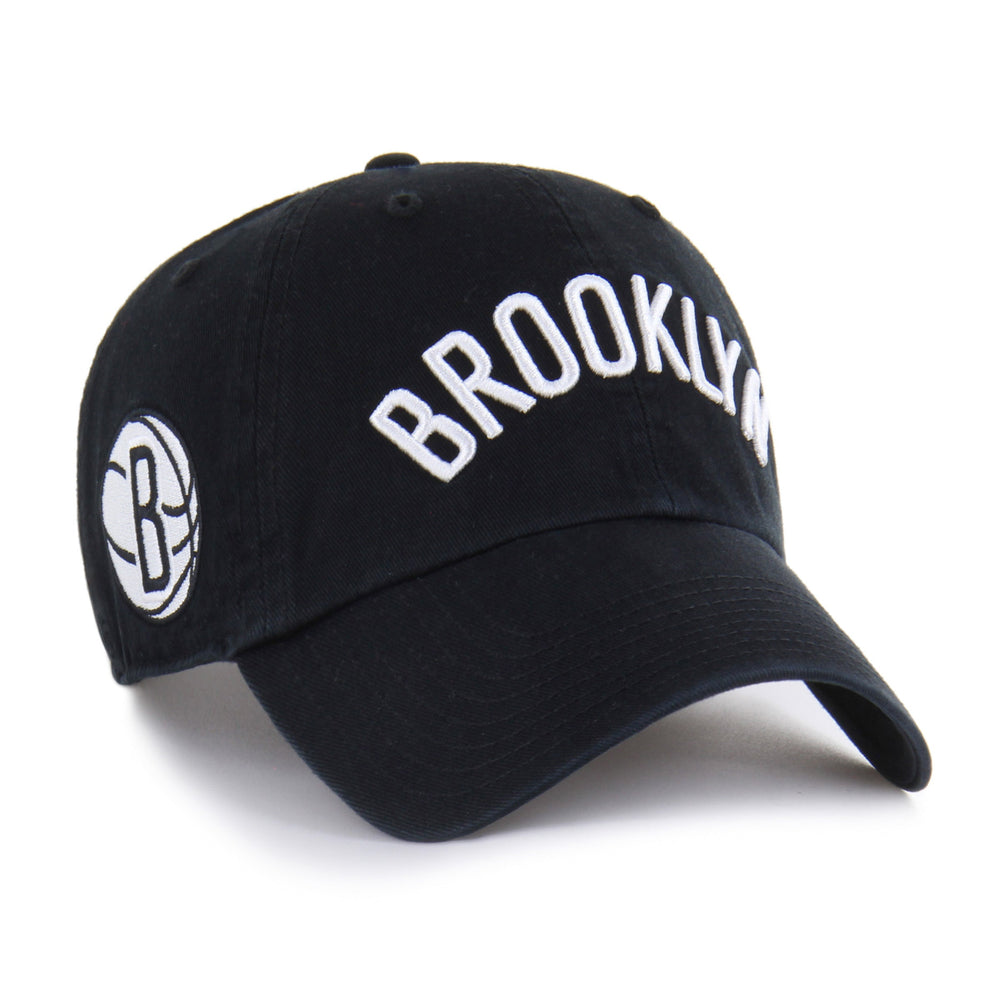 BROOKLYN NETS CITY EDITION SURE SHOT '47 CLEAN UP BLACK