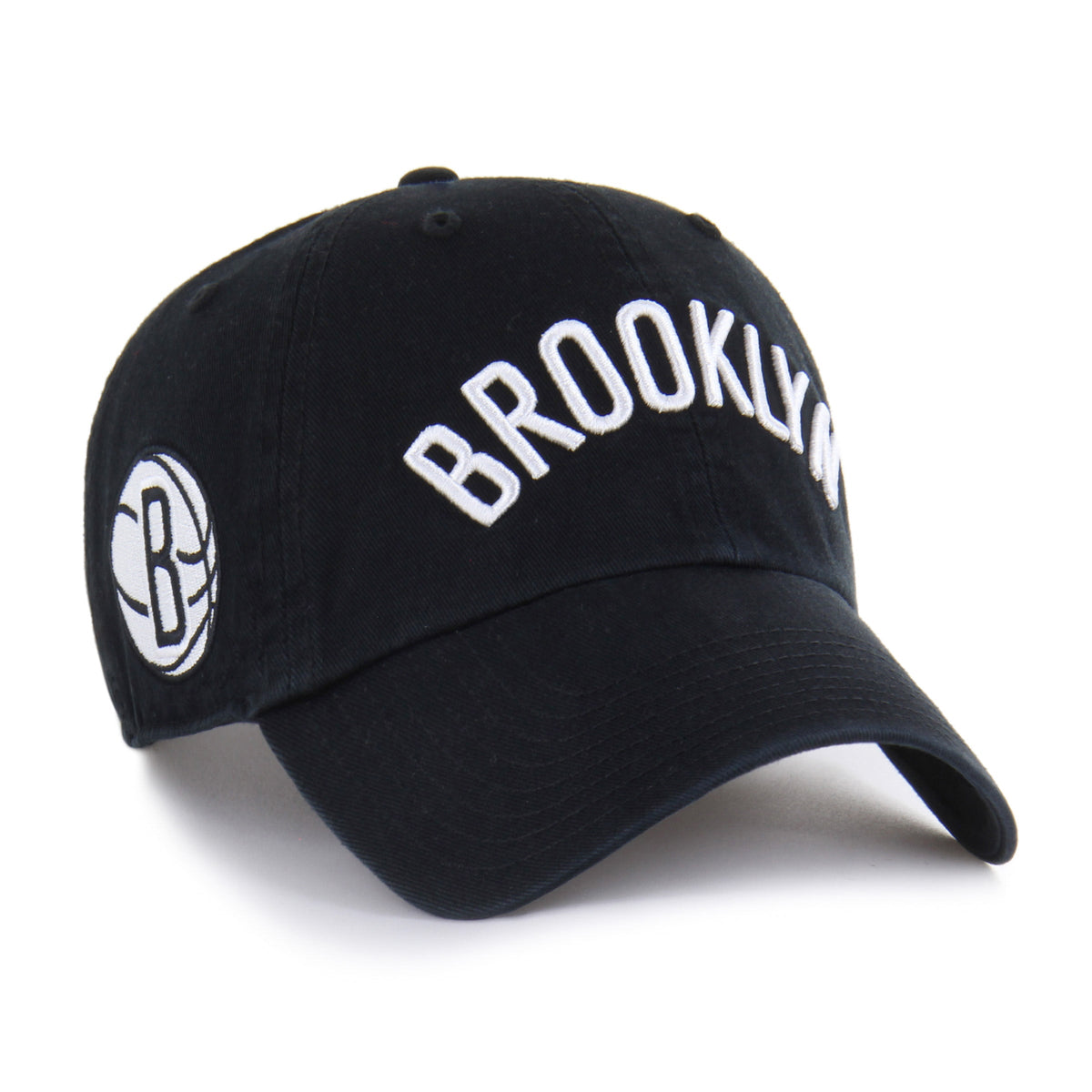 BROOKLYN NETS CITY EDITION SURE SHOT '47 CLEAN UP BLACK