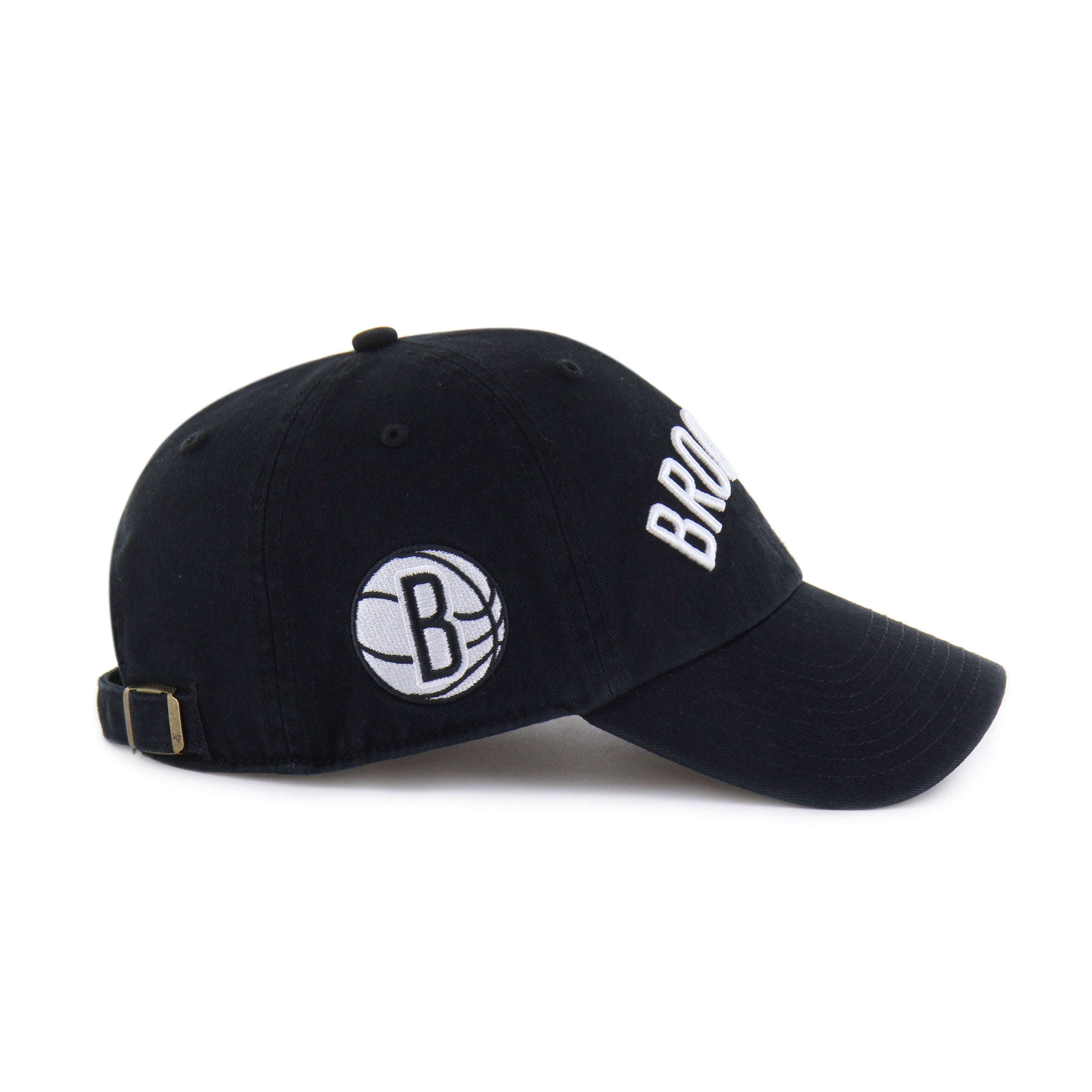BROOKLYN NETS CITY EDITION SURE SHOT '47 CLEAN UP BLACK