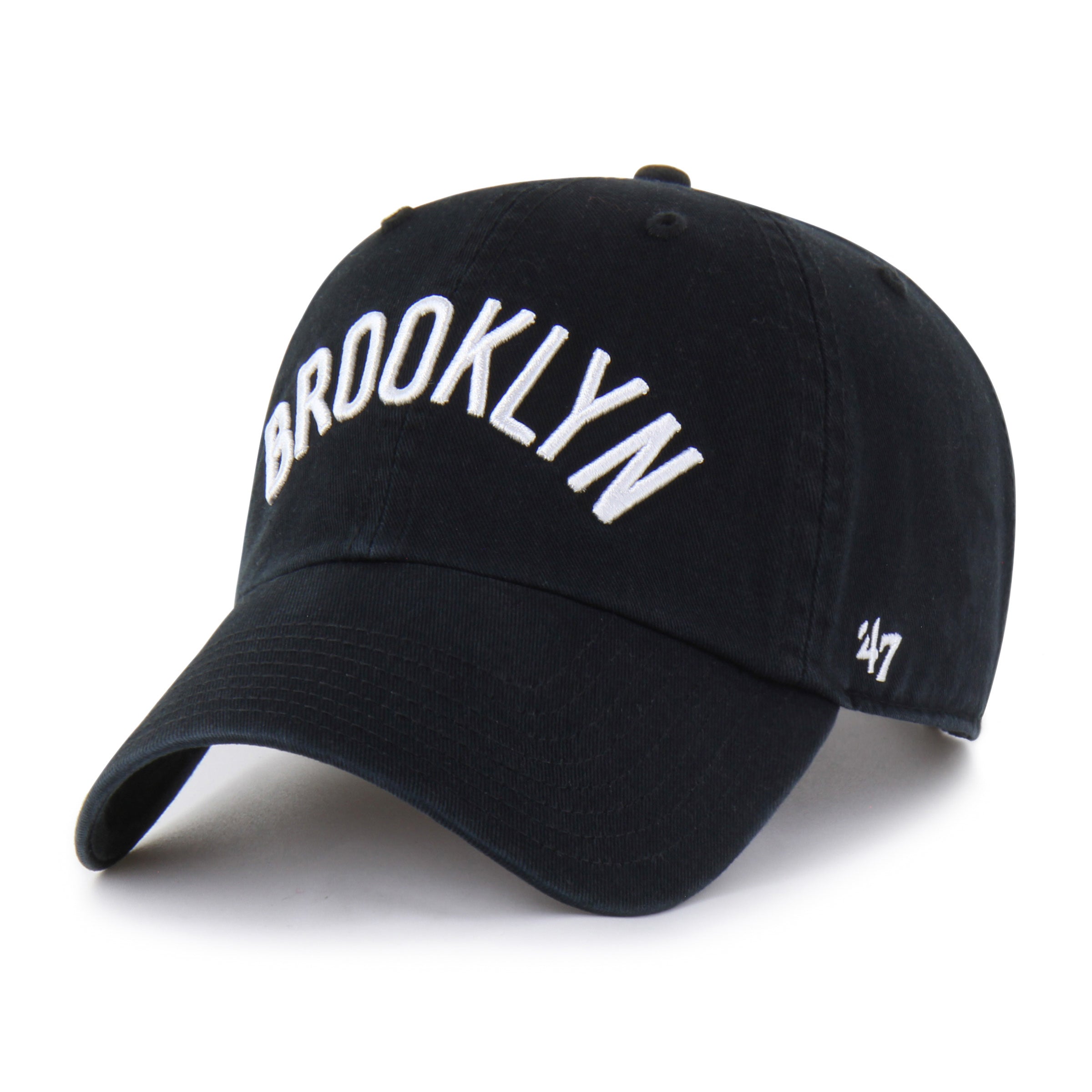 BROOKLYN NETS CITY EDITION SURE SHOT '47 CLEAN UP BLACK