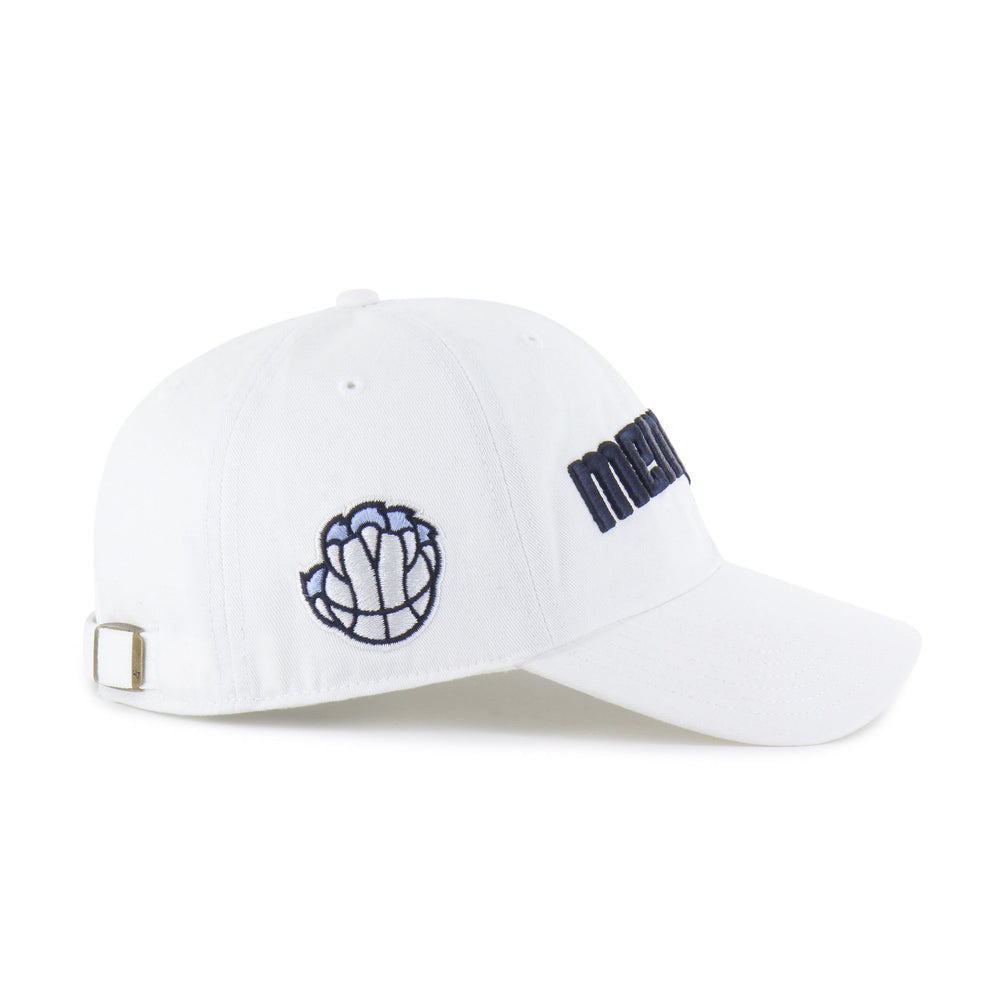 MEMPHIS GRIZZLIES CITY EDITION SURE SHOT '47 CLEAN UP WHITE