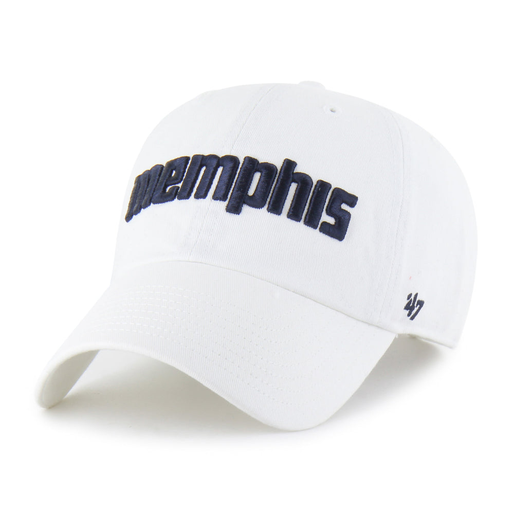 MEMPHIS GRIZZLIES CITY EDITION SURE SHOT '47 CLEAN UP WHITE