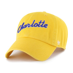 CHARLOTTE HORNETS CITY EDITION SURE SHOT '47 CLEAN UP YELLOW GOLD