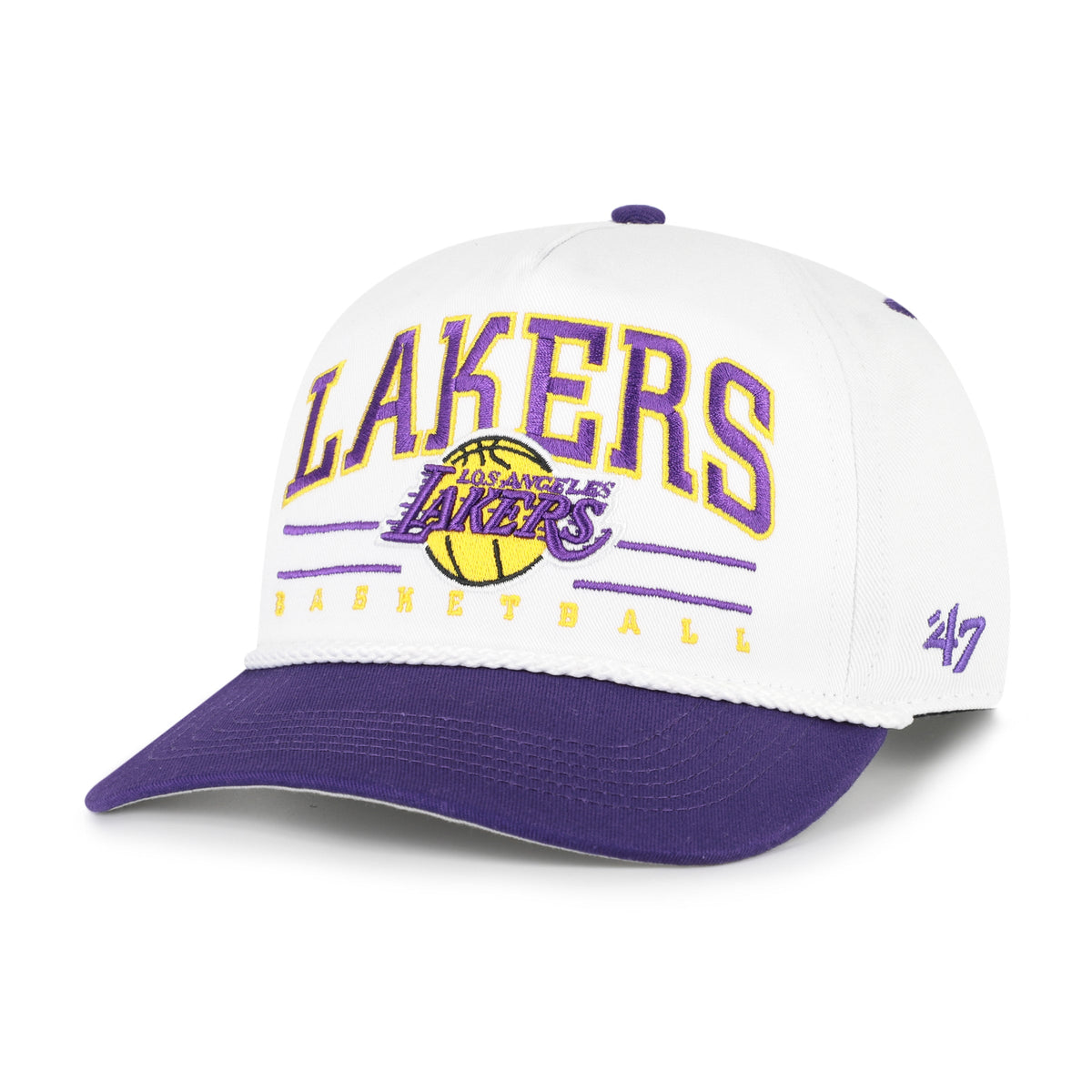 LOS ANGELES LAKERS ROSCOE ROPE TWO TONE '47 HITCH WHITE