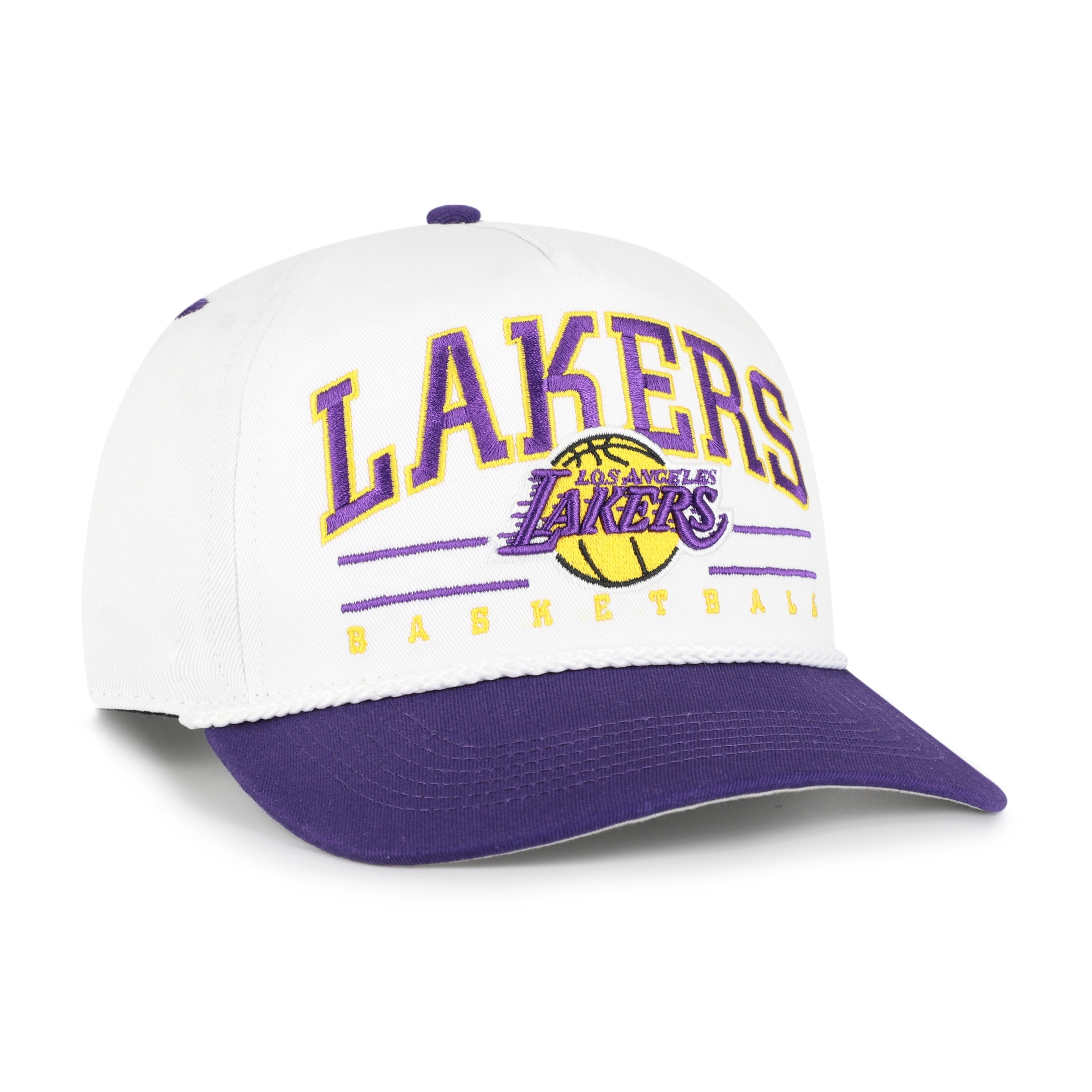 LOS ANGELES LAKERS ROSCOE ROPE TWO TONE '47 HITCH WHITE
