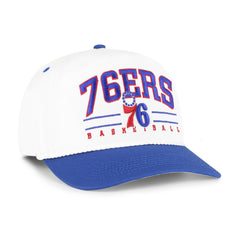 PHILADELPHIA 76ERS ROSCOE ROPE TWO TONE '47 HITCH WHITE