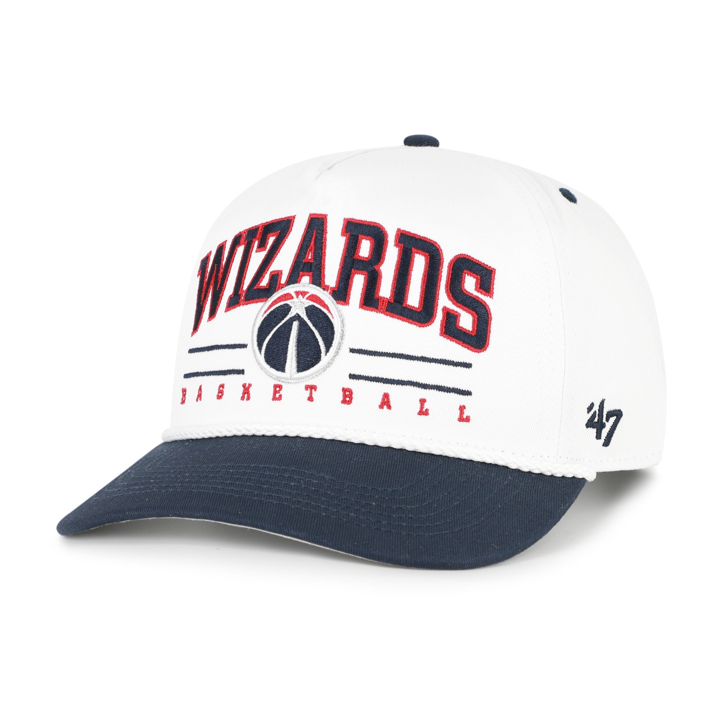 WASHINGTON WIZARDS ROSCOE ROPE TWO TONE '47 HITCH WHITE
