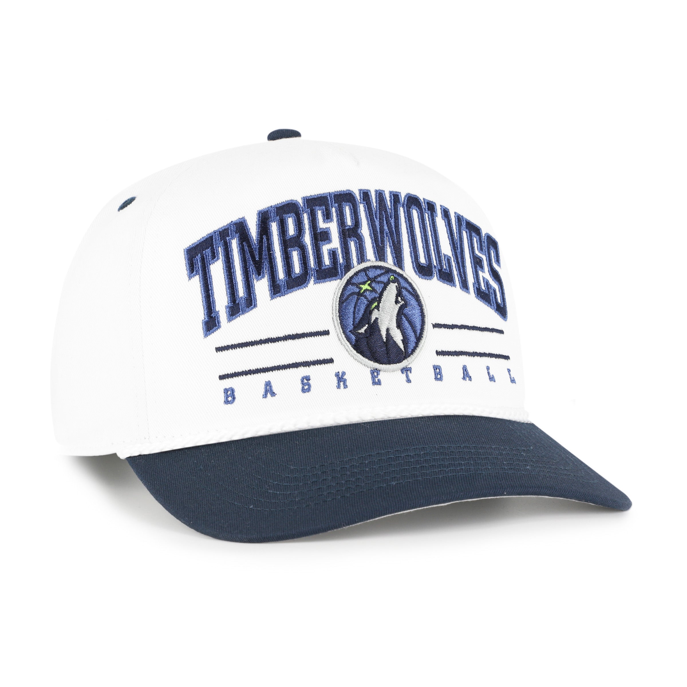 MINNESOTA TIMBERWOLVES ROSCOE ROPE TWO TONE '47 HITCH WHITE