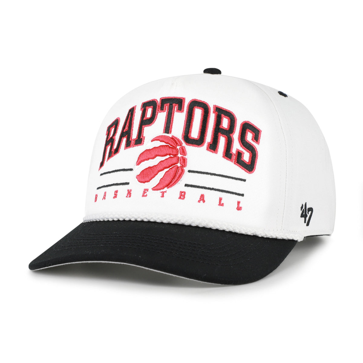 TORONTO RAPTORS ROSCOE ROPE TWO TONE '47 HITCH WHITE