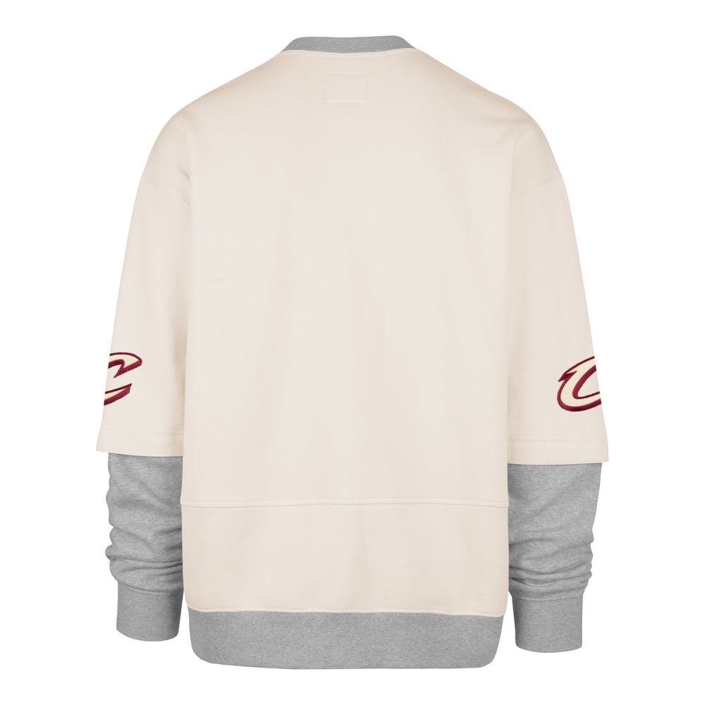 CLEVELAND CAVALIERS TRIFECTA '47 DOUBLE LAYERED SNAP CREW CREAM