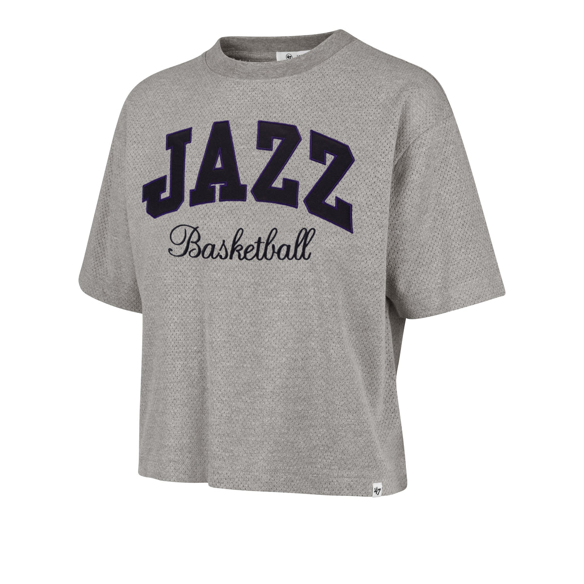 UTAH JAZZ PIVOT DROP NEEDLE '47 CITY TEE WOMENS SLATE GREY
