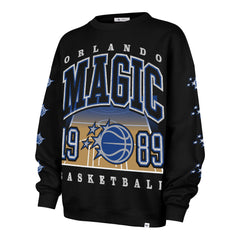 ORLANDO MAGIC GO BIG '47 OVERSIZED CREW WOMENS JET BLACK