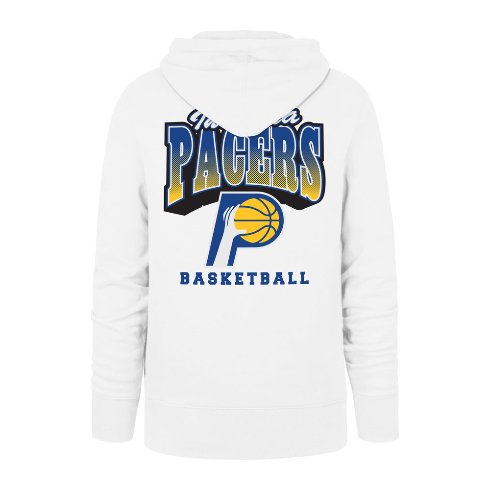 INDIANA PACERS CITY EDITION JAB STEP '47 HEADLINE HOOD WHITE WASH