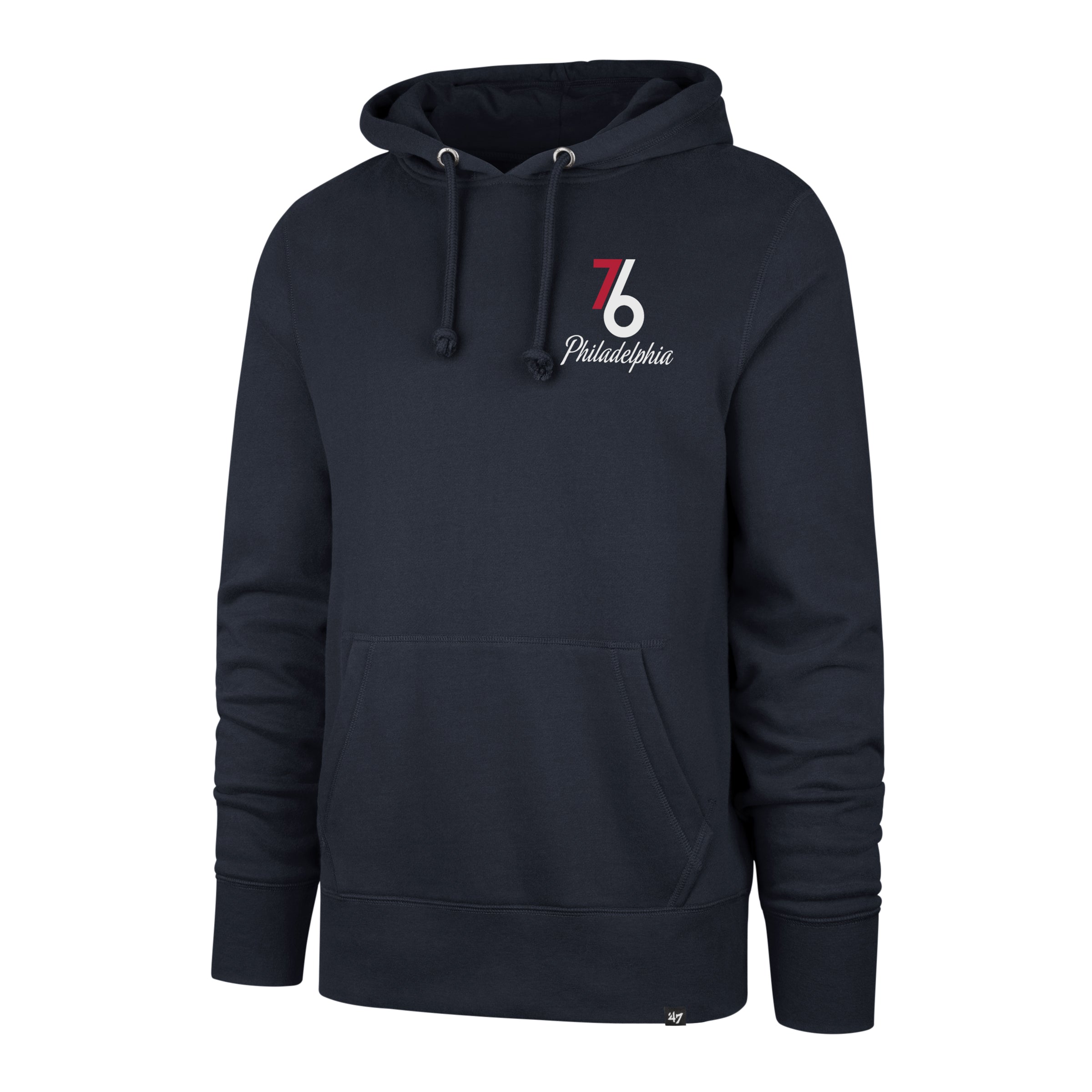 PHILADELPHIA 76ERS CITY EDITION JAB STEP '47 HEADLINE HOOD FALL NAVY