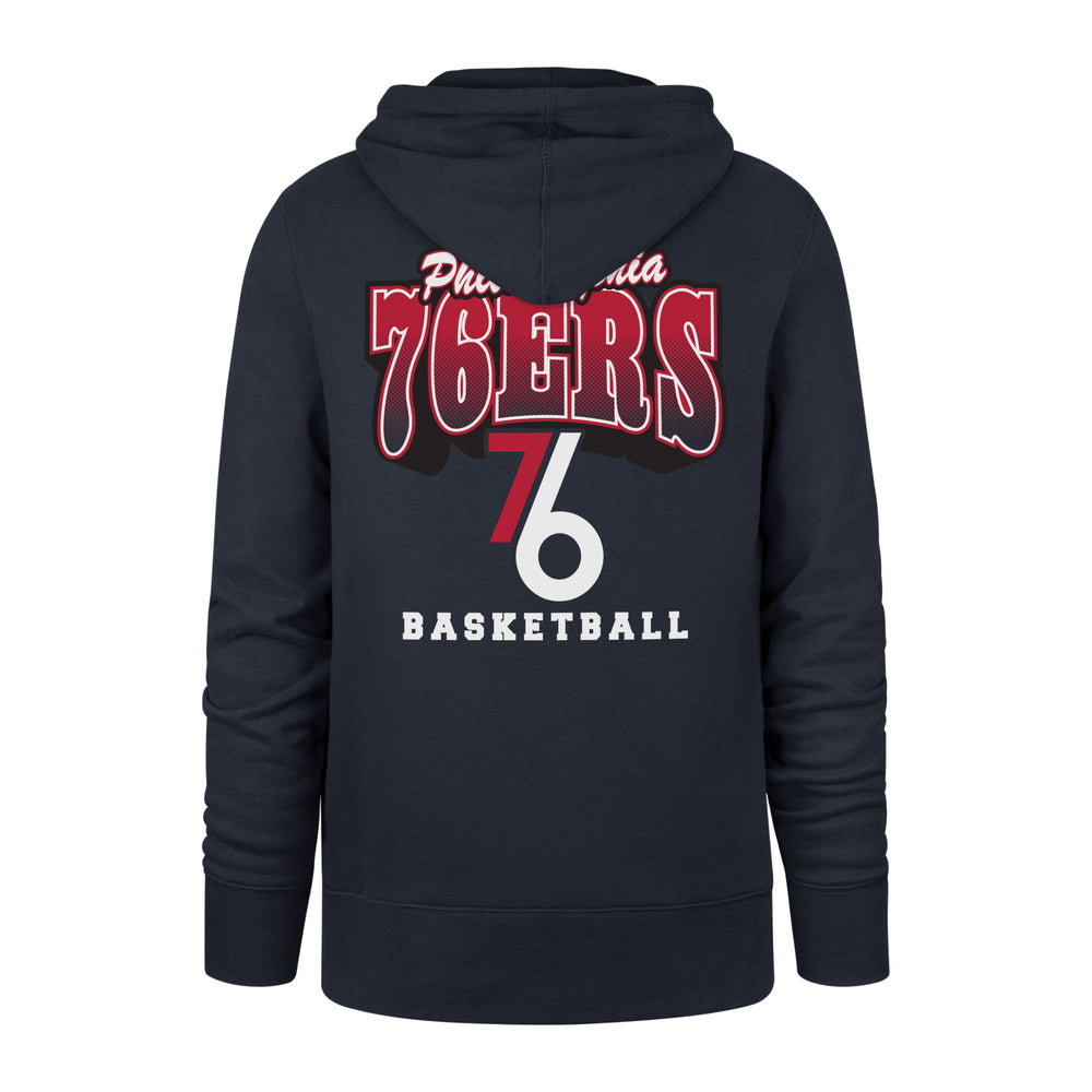 PHILADELPHIA 76ERS CITY EDITION JAB STEP '47 HEADLINE HOOD FALL NAVY