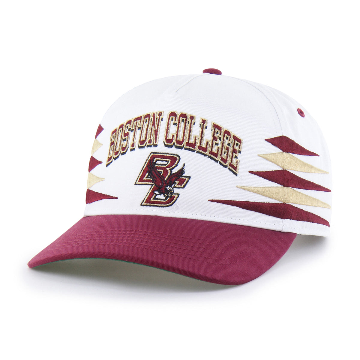 BOSTON COLLEGE EAGLES BC DIAMOND CUT '47 HITCH WHITE