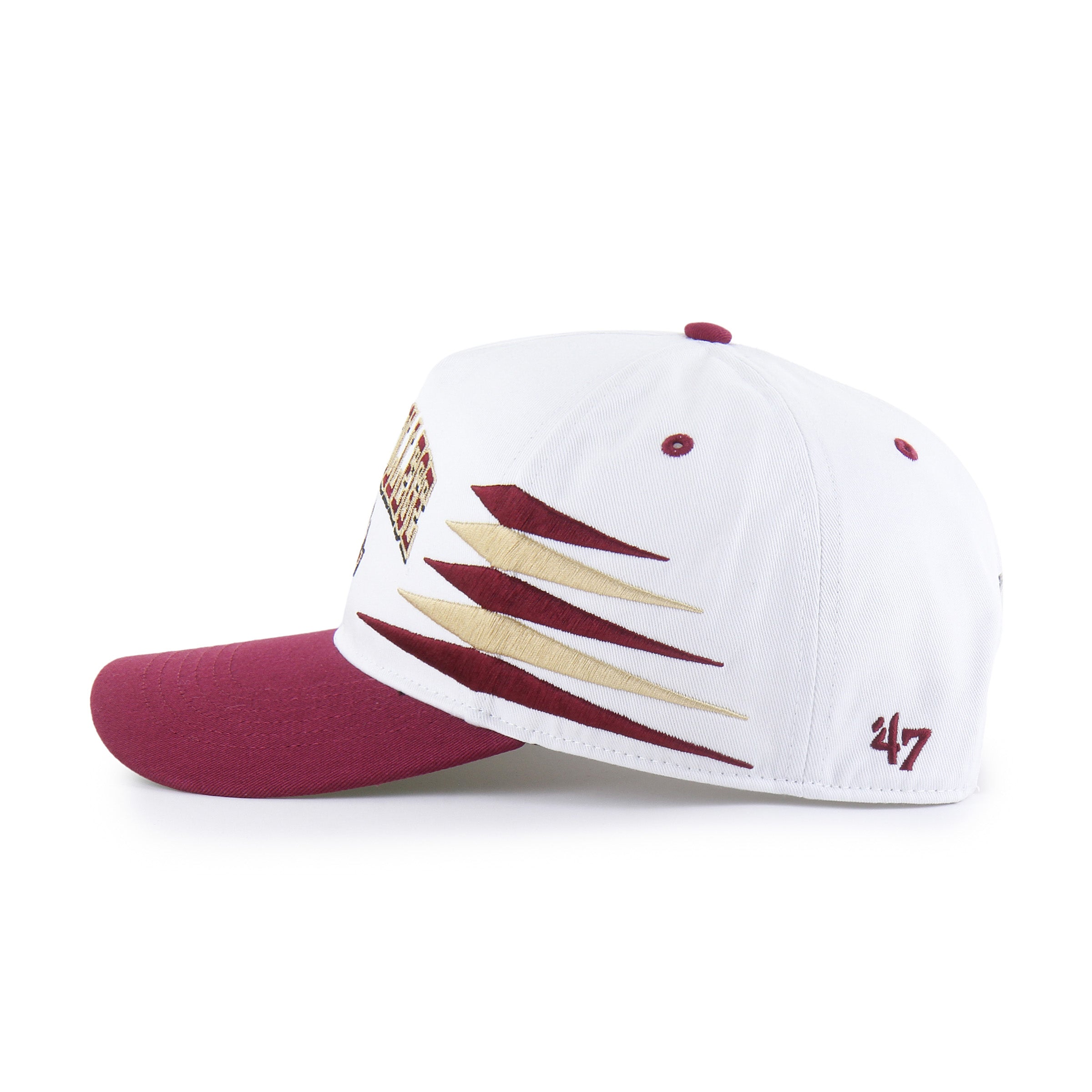 BOSTON COLLEGE EAGLES BC DIAMOND CUT '47 HITCH WHITE