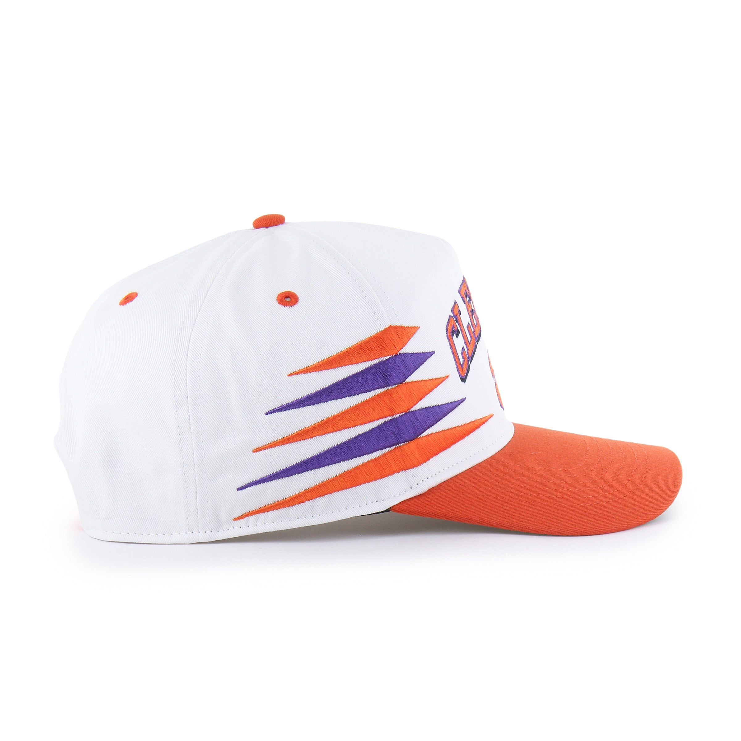 CLEMSON TIGERS DIAMOND CUT '47 HITCH WHITE